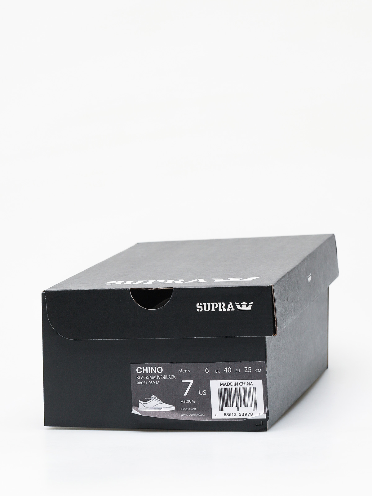 Supra Chino Shoes (black/mauve black)