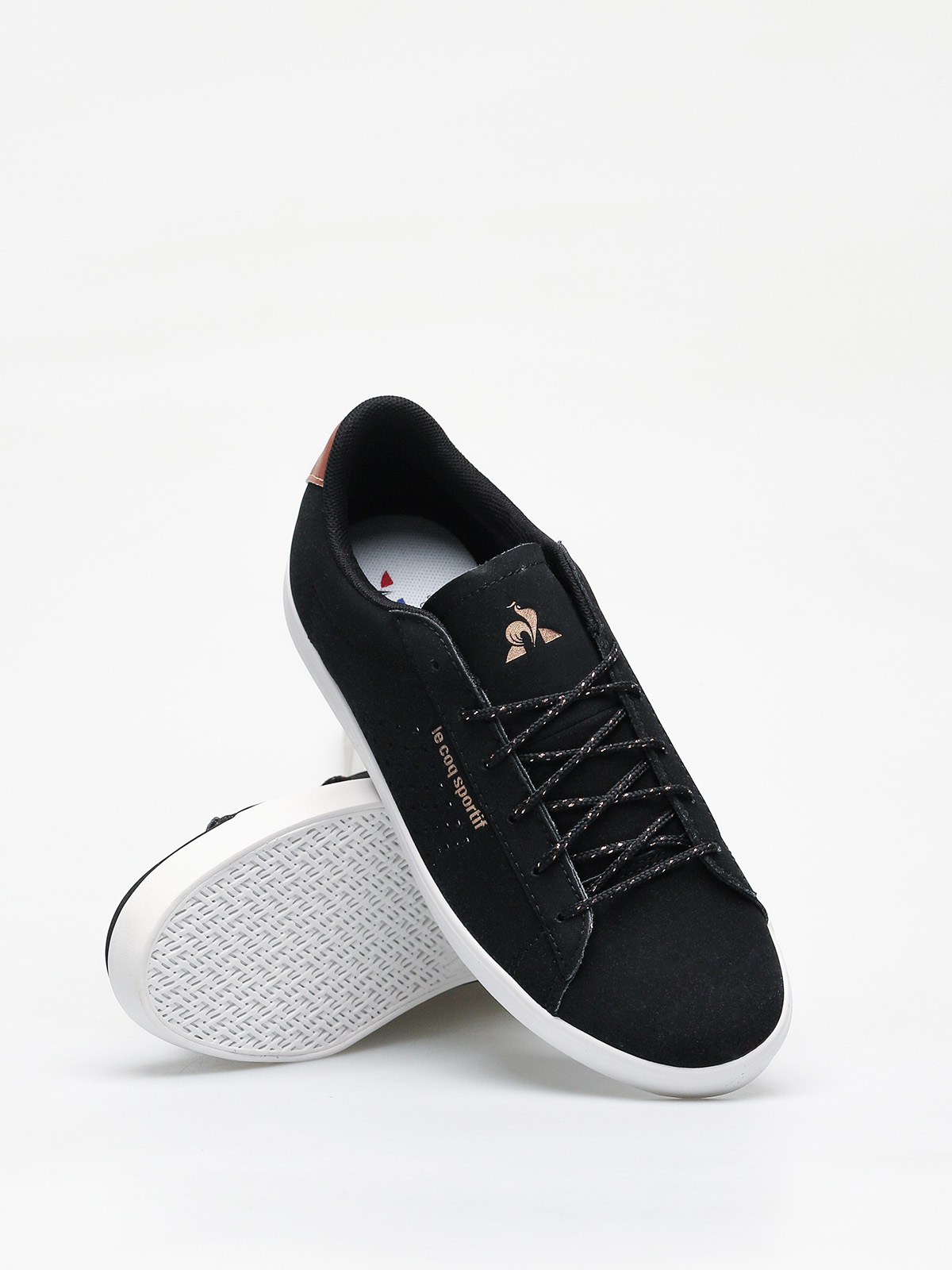 Le Coq Sportif Agate Metallic Shoes Wmn (black/rose gold)