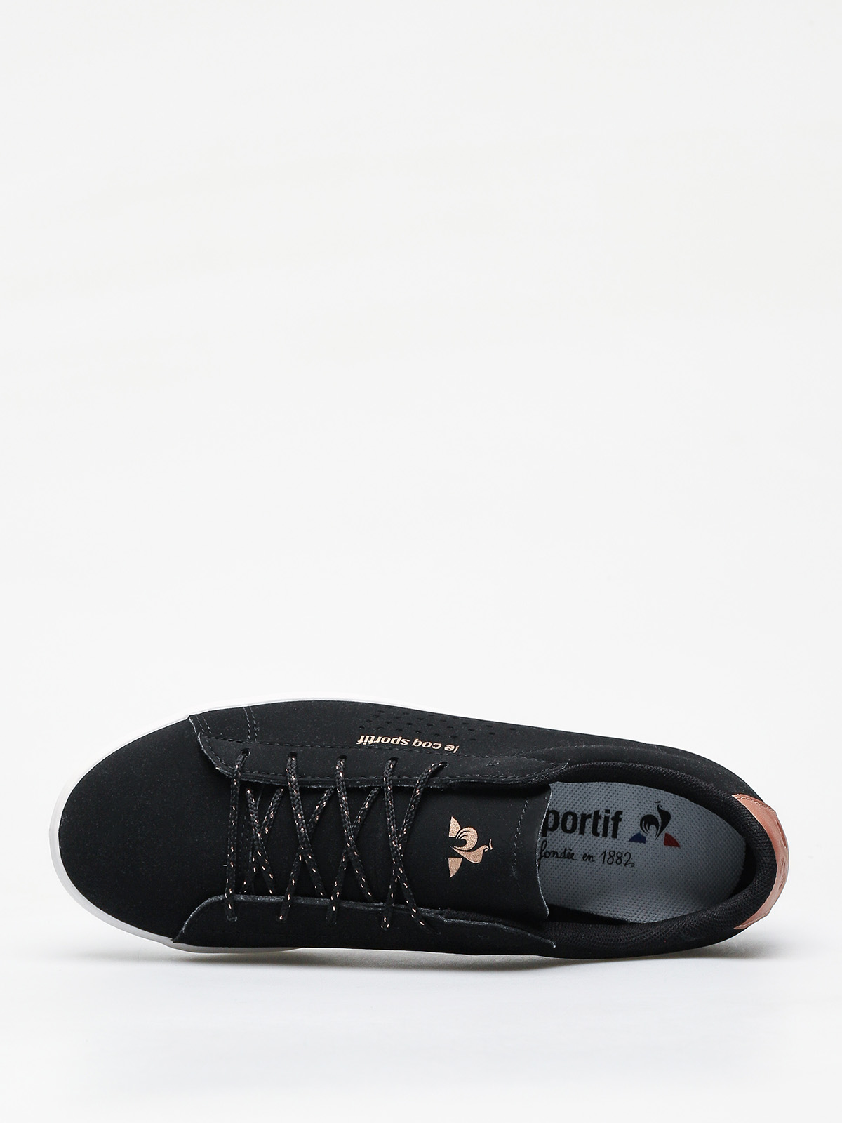 Le Coq Sportif Agate Metallic Shoes Wmn (black/rose gold)