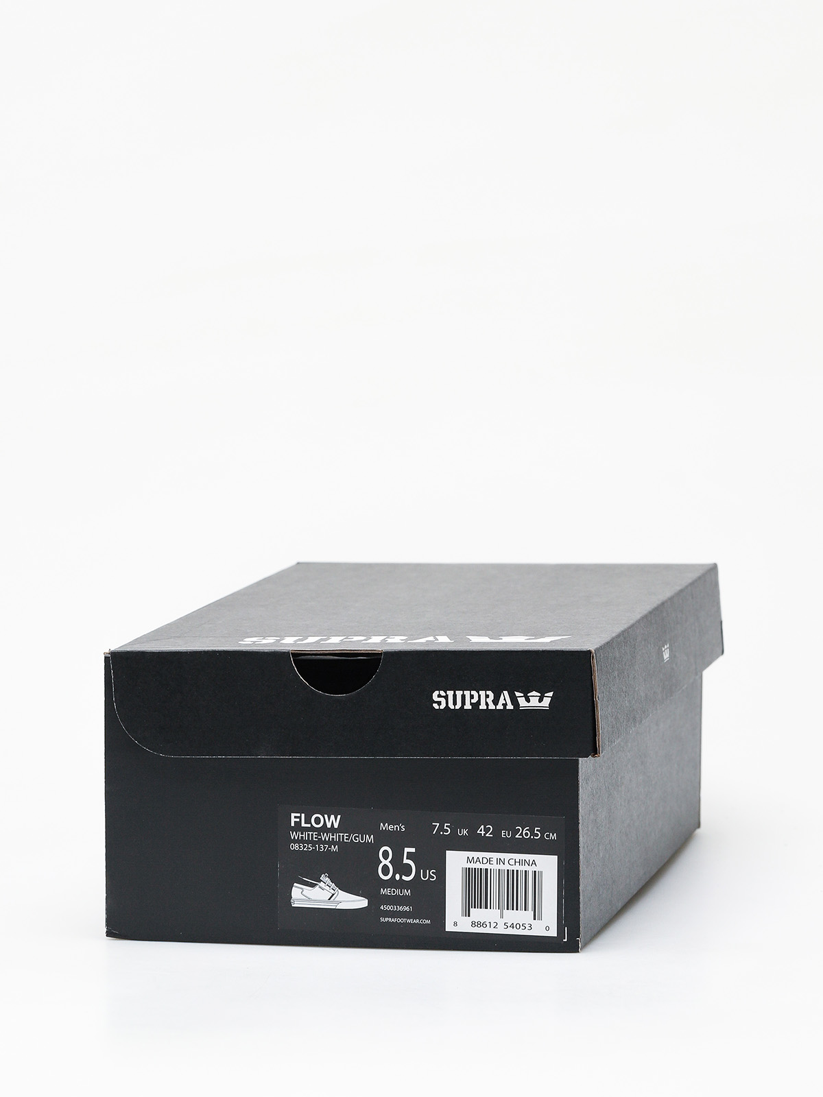 Supra Flow Shoes (white white/gum)