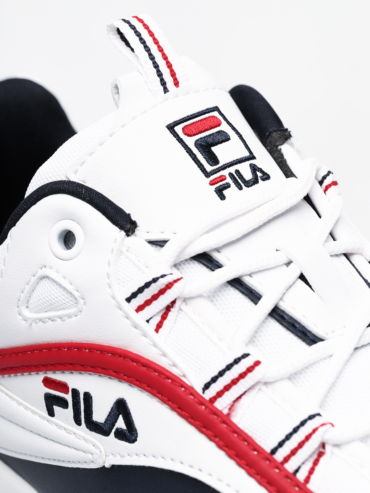 Fila Ray F Low Shoes (white/fila navy/fila red)