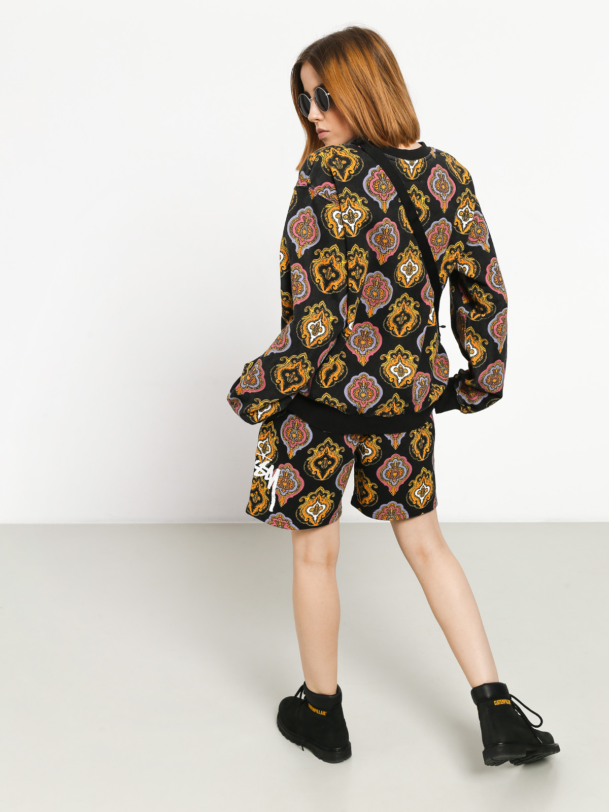 Stussy Wendel Paisley Terry Crew Sweatshirt Wmn (black)