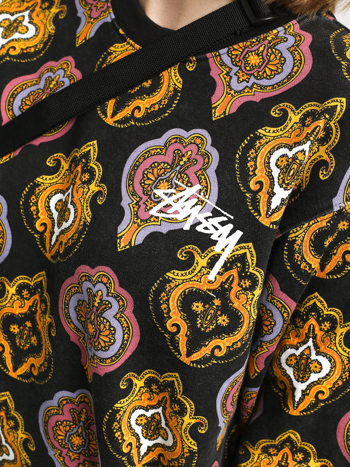 Stussy Wendel Paisley Terry Crew Sweatshirt Wmn (black)