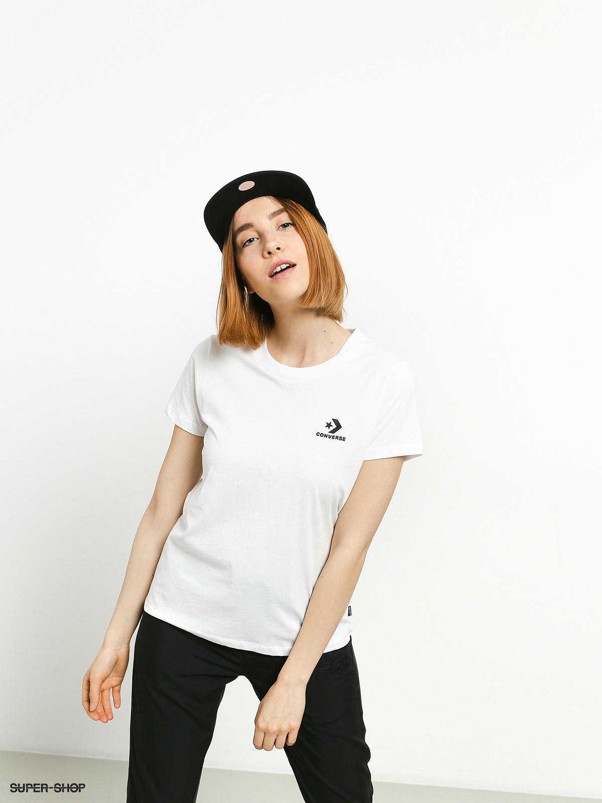 converse small logo t shirt