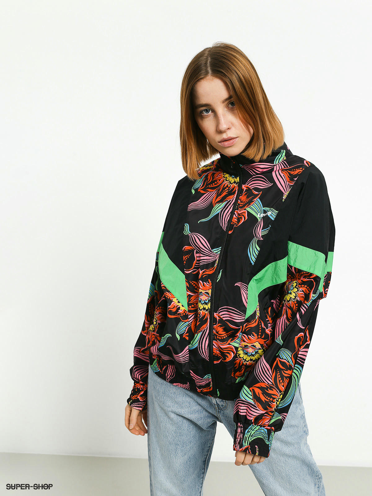 Levi's reese windbreaker store in tropical print