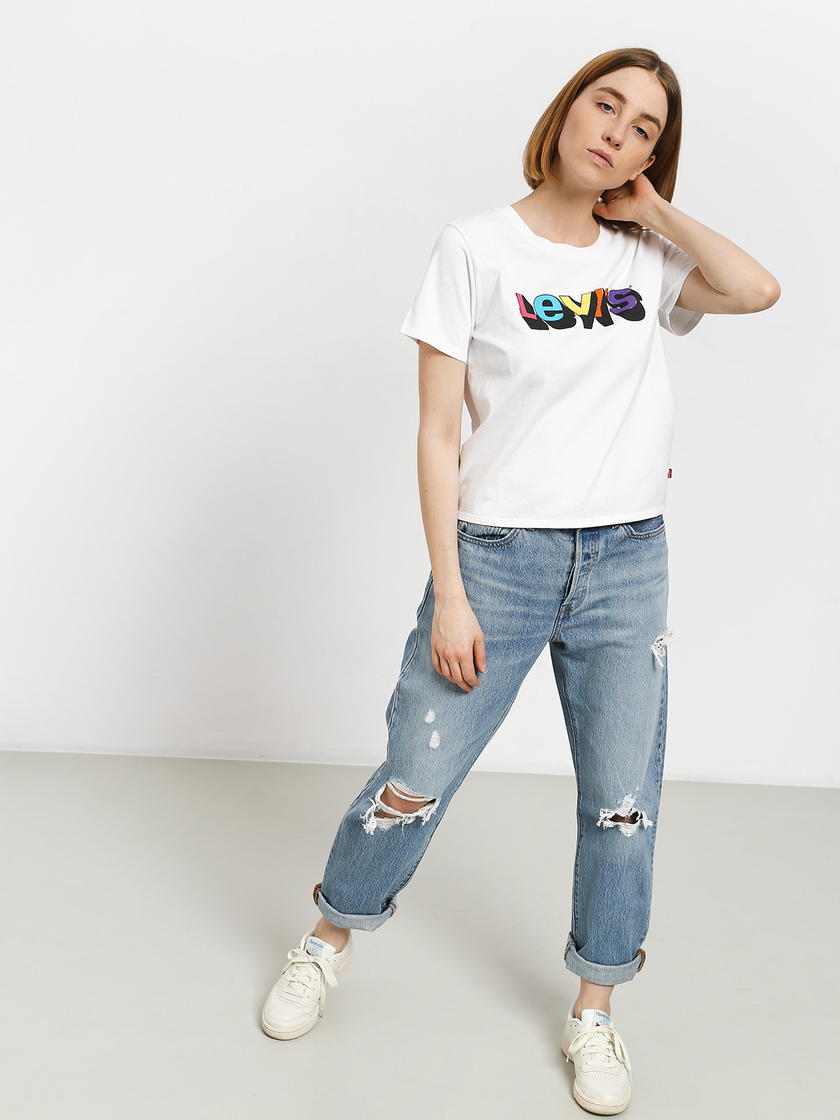 Levi's Graphic Surf T-shirt Wmn (3d logo white)