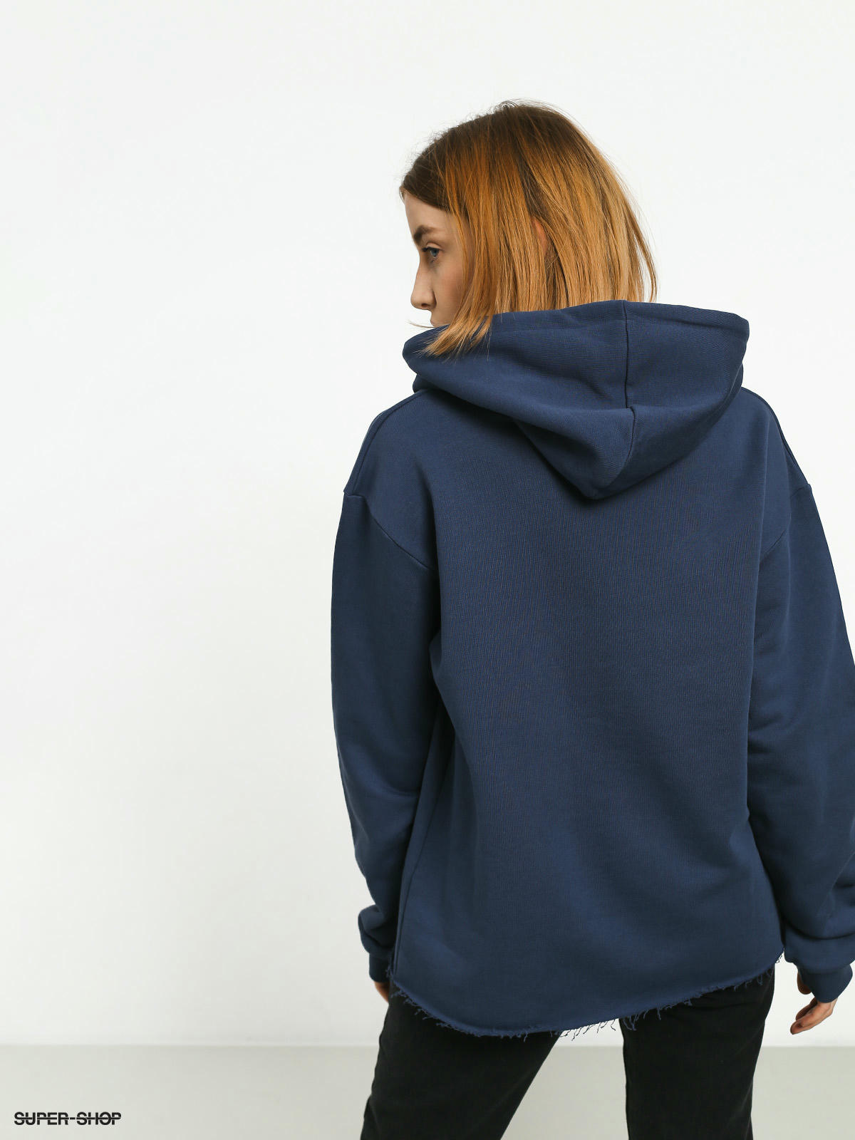 rvca blue hoodie