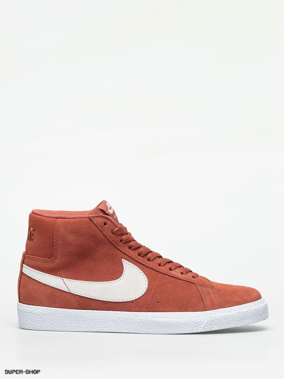 Nike SB Zoom Blazer Mid Shoes red dusty peach white