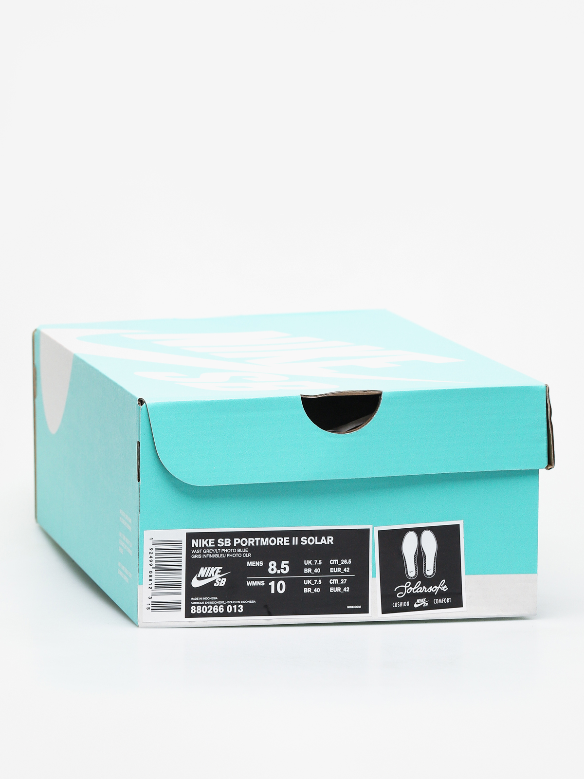 Nike SB Sb Solarsoft Portmore II Schuhe (vast grey/lt photo blue vast grey black)