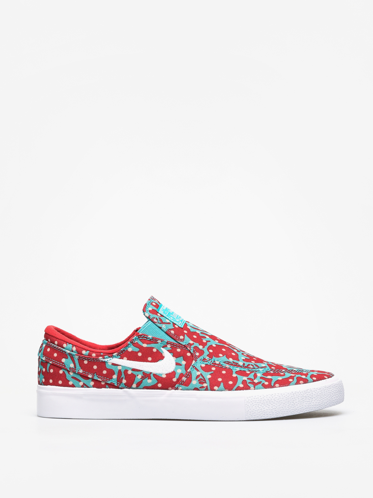 janoski slip on red