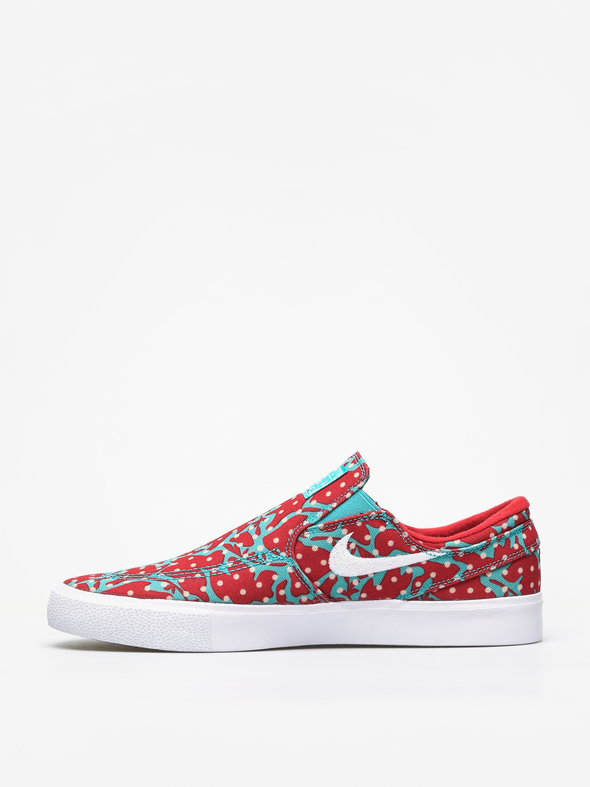 janoski slip on red