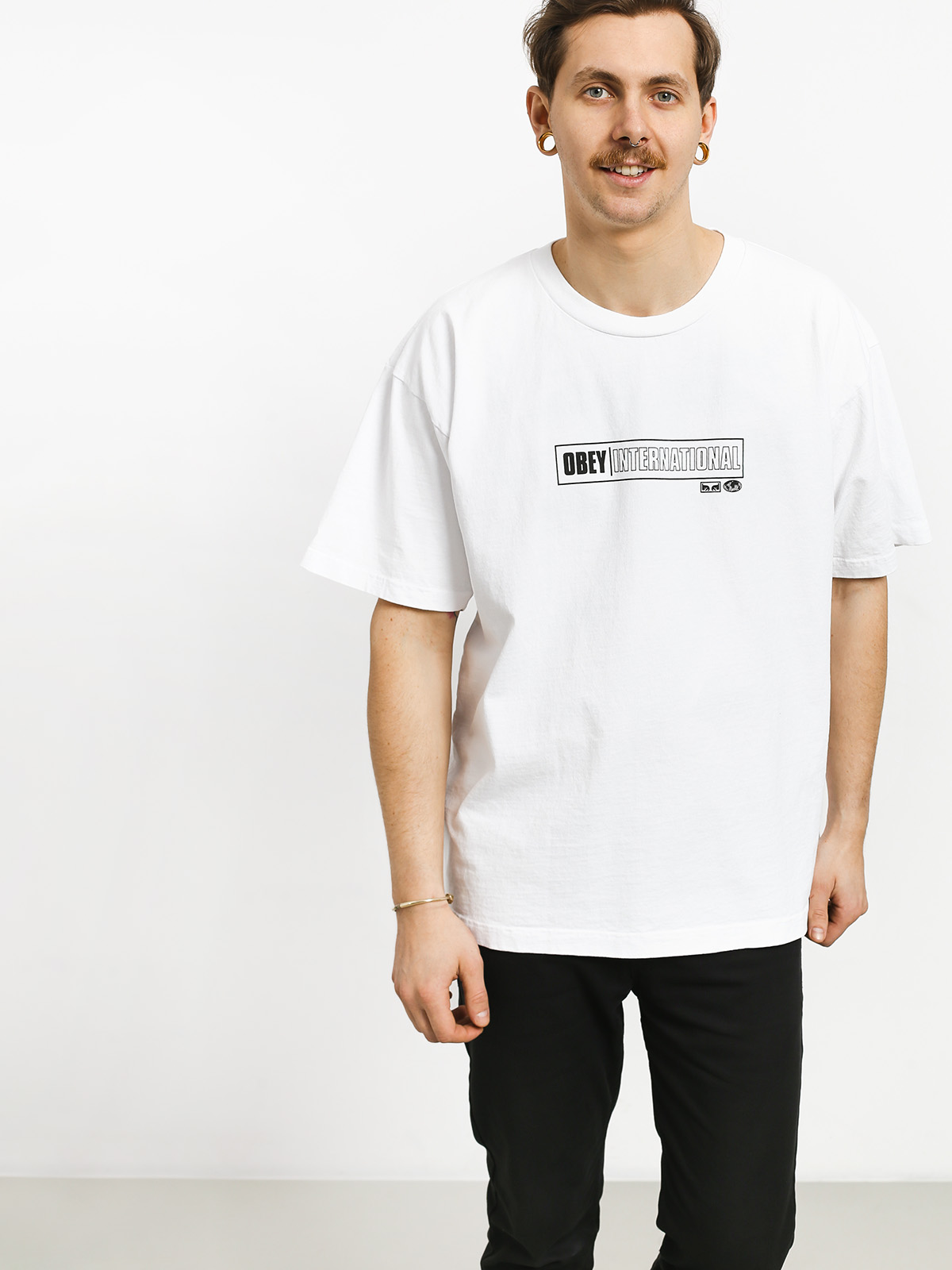 OBEY Intl Cities T-shirt (white)