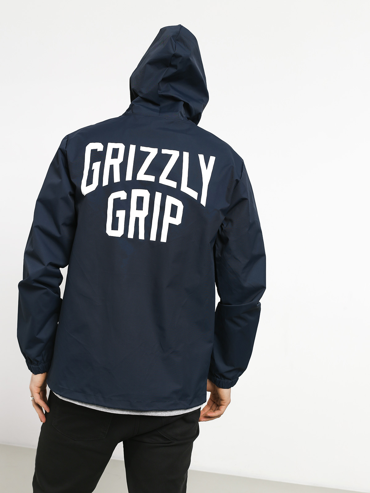 Grizzly Griptape All City Hooded Jacket (navy)