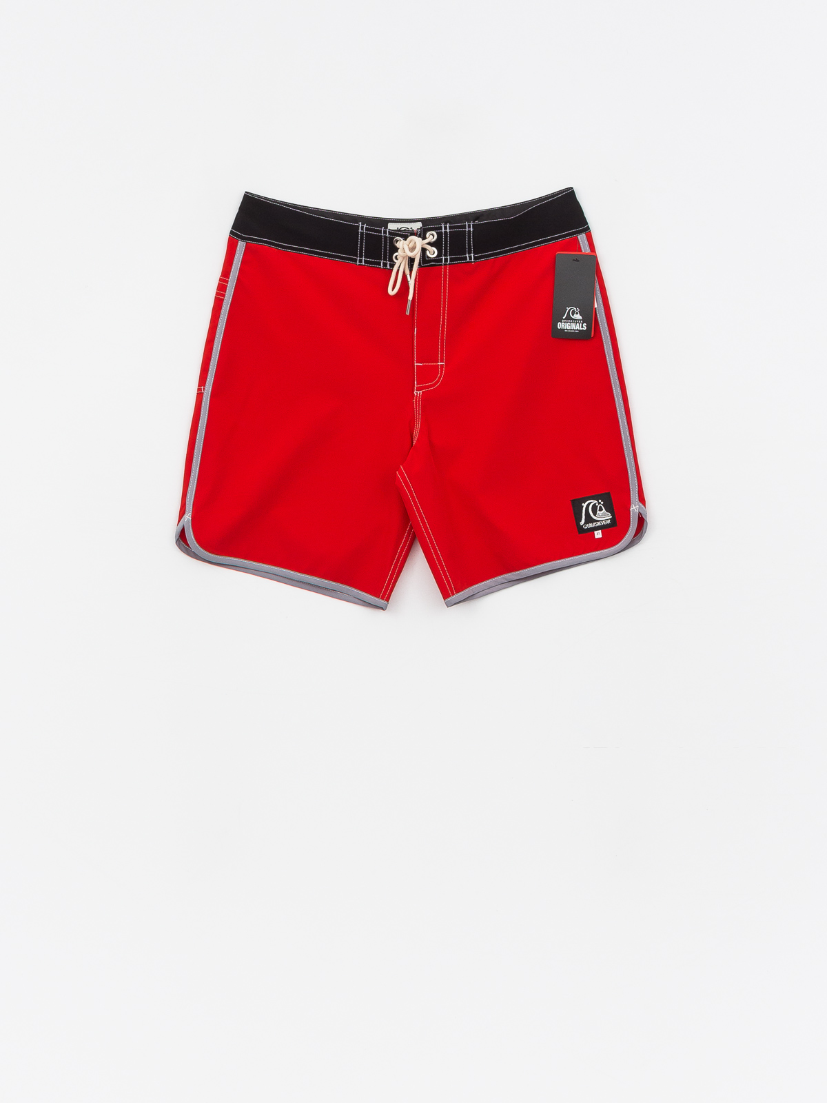 Quiksilver Highline Scallop 18 Boardshorts (high rishigh rik red)