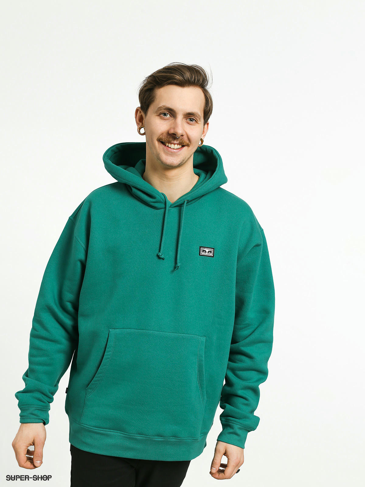 obey green hoodie