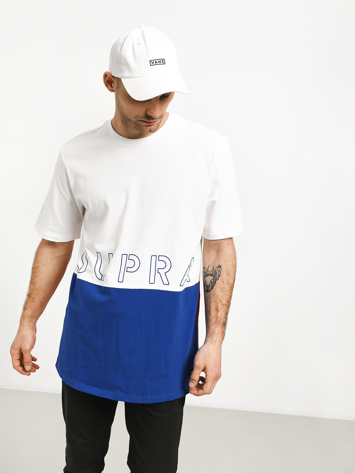 Supra Mens Color Block Crew II Shirts Supra Mens Color Block Crew II Shirts