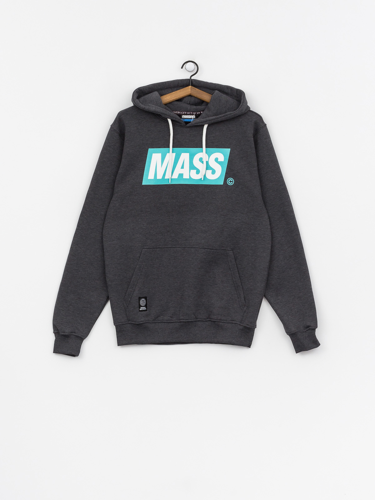 MassDnm Big Box HD Hoodie (dark heather grey)