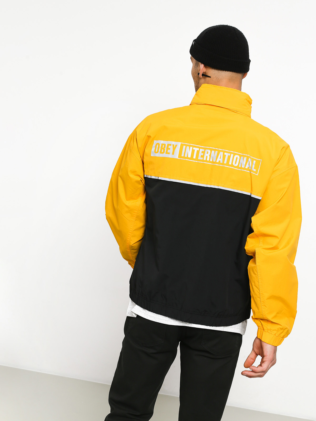 yellow obey jacket