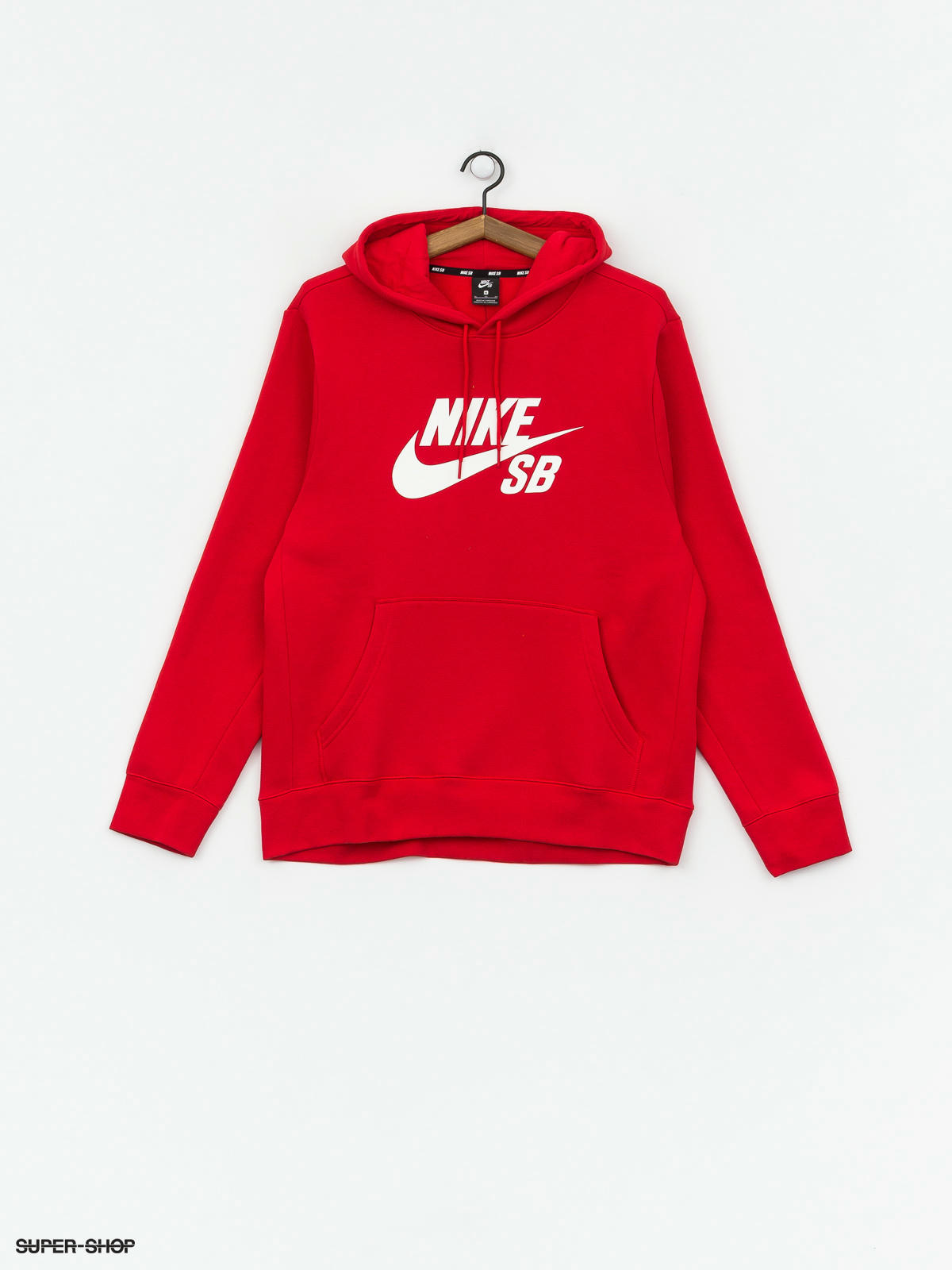 nike sb hoodie red