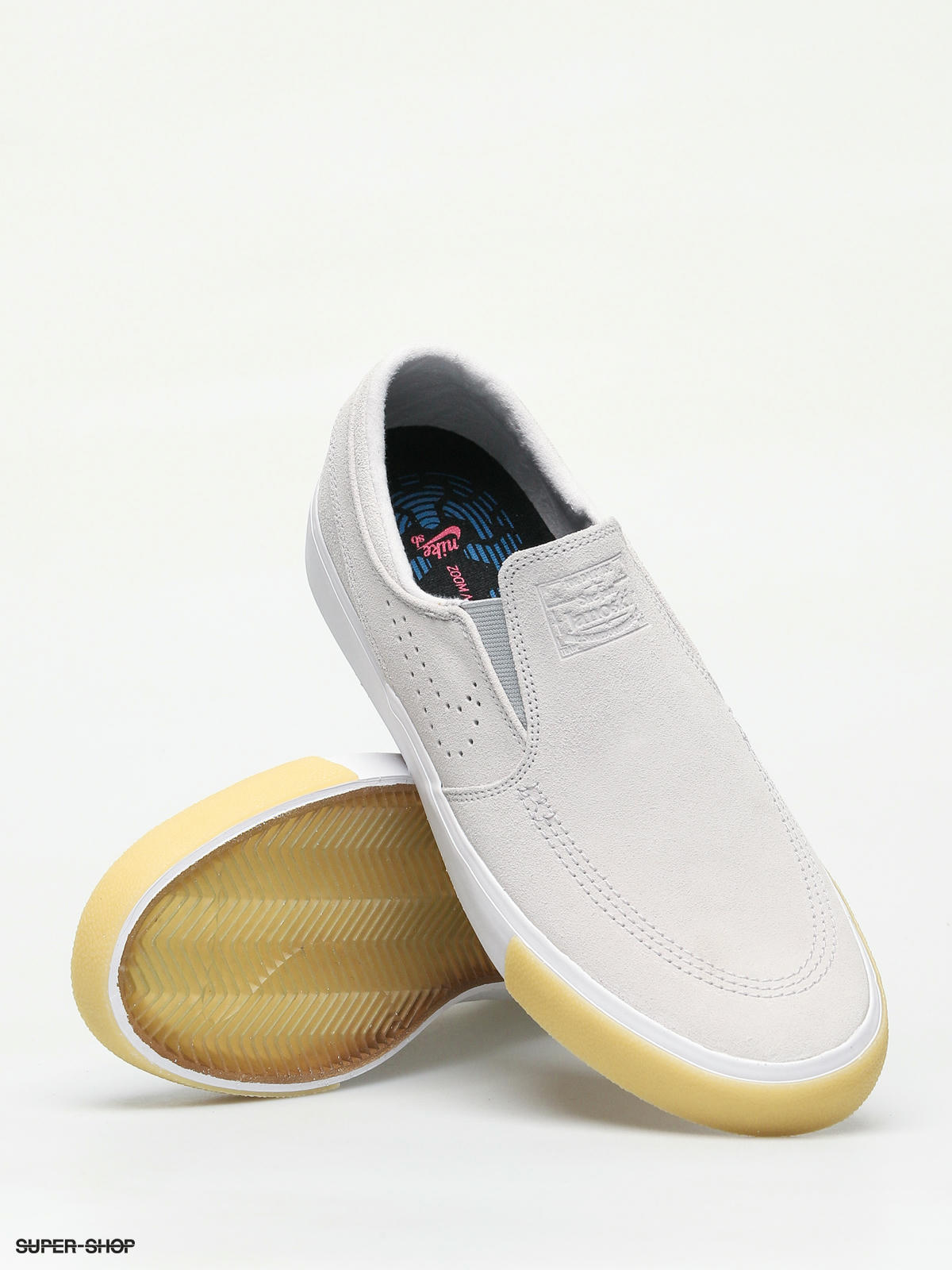 janoski slip white