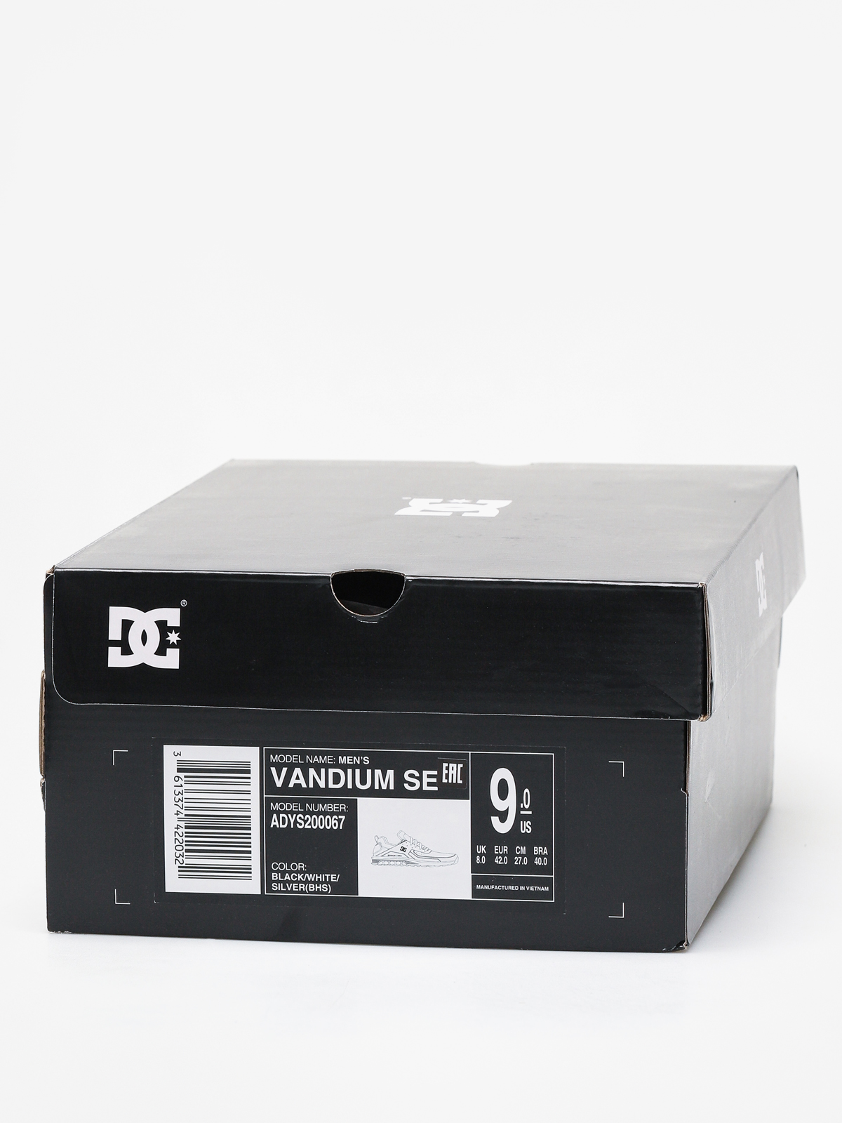 DC Vandium Se Shoes (black/white/silver)
