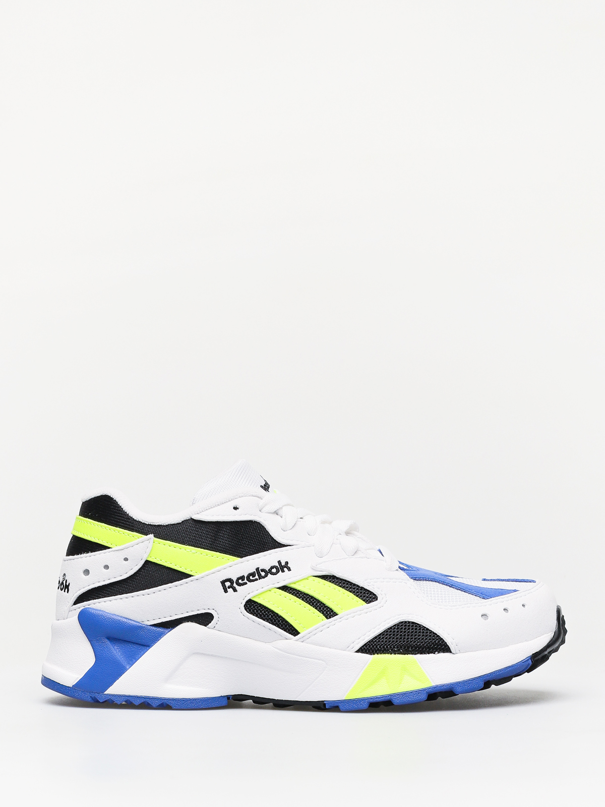 Reebok Aztrek Shoes (white/black/cobalt/y)