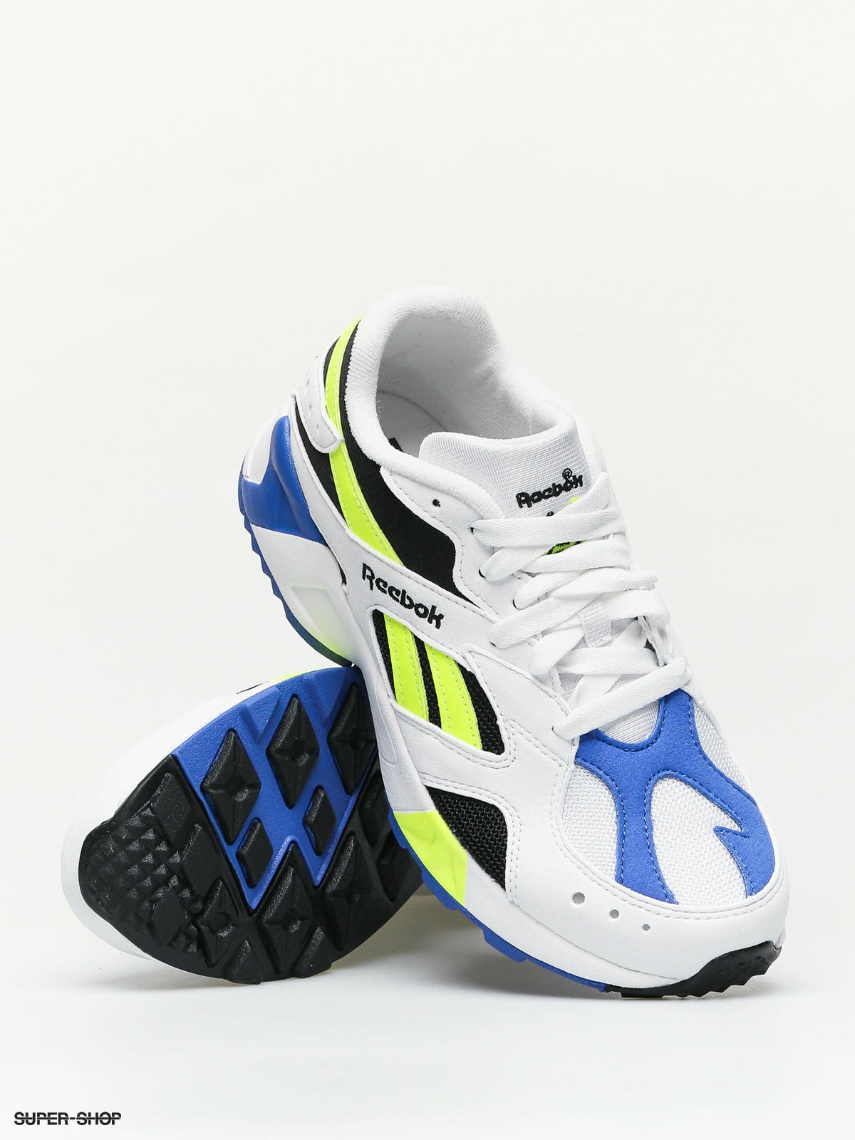 Reebok aztrek black on sale blue