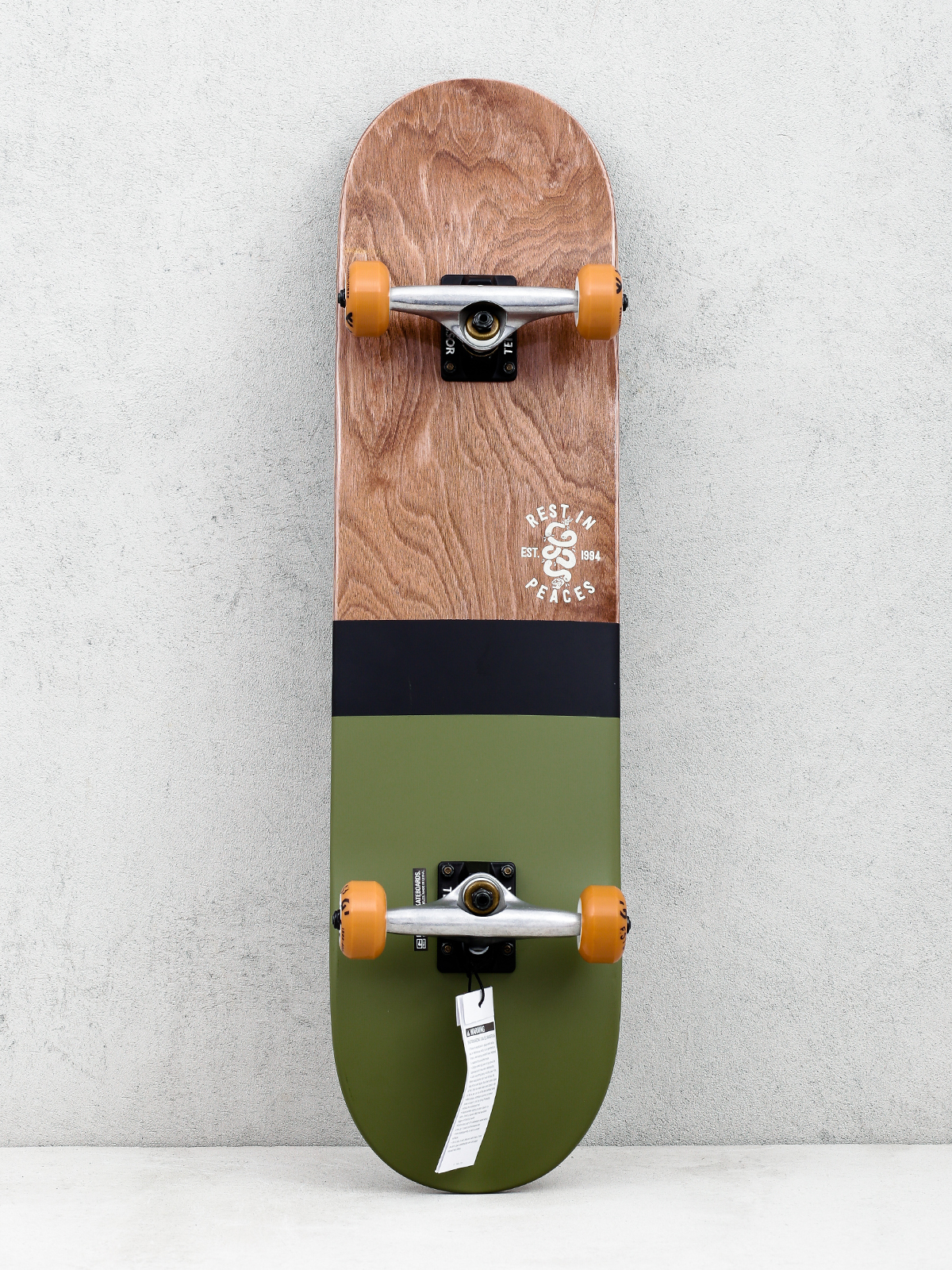 Globe G2 Half Dip 2 Skateboard (dark maple/hunter green)