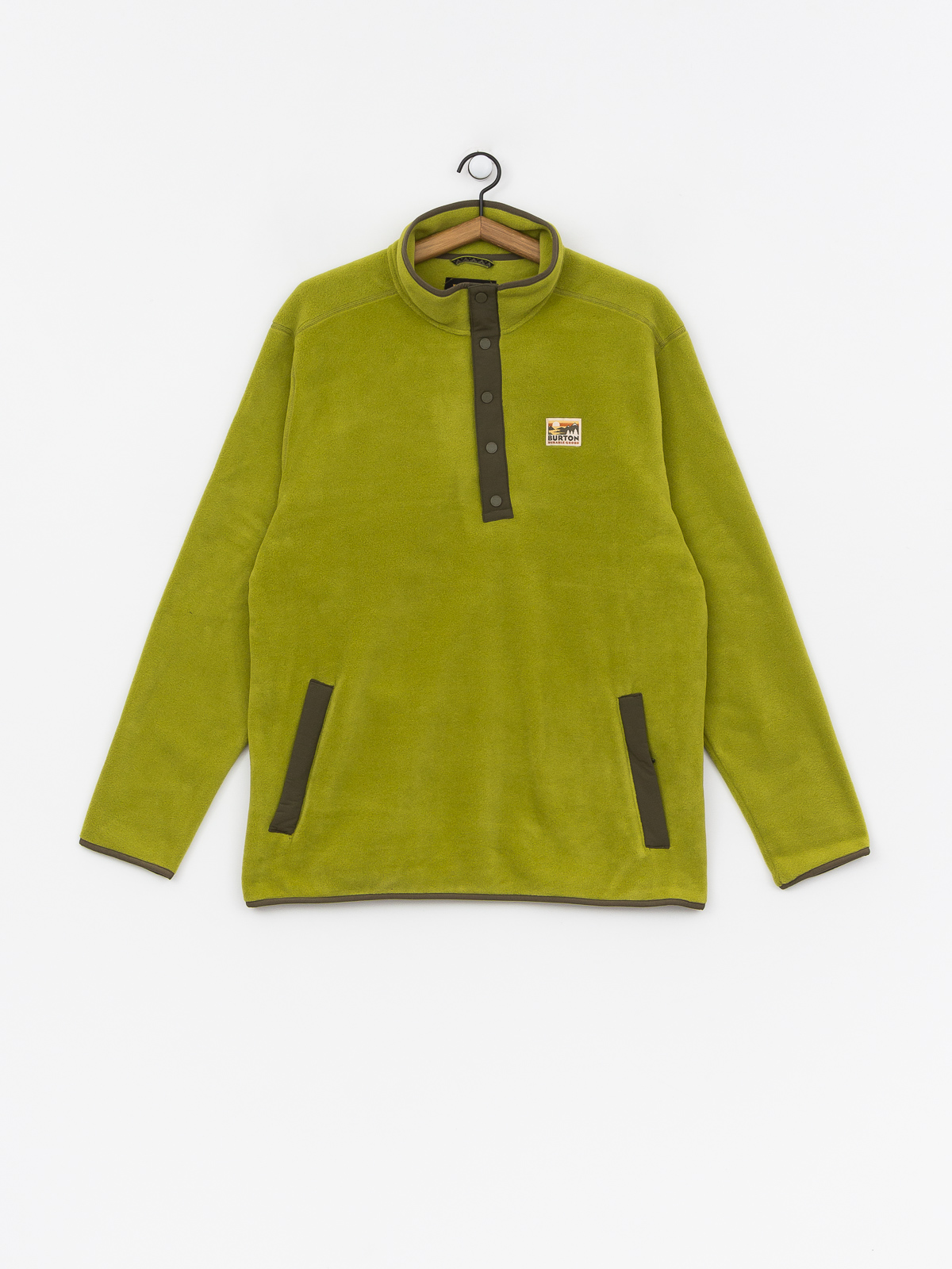 Herren Burton Hearth Fleece Fleece jacke (woodbine)