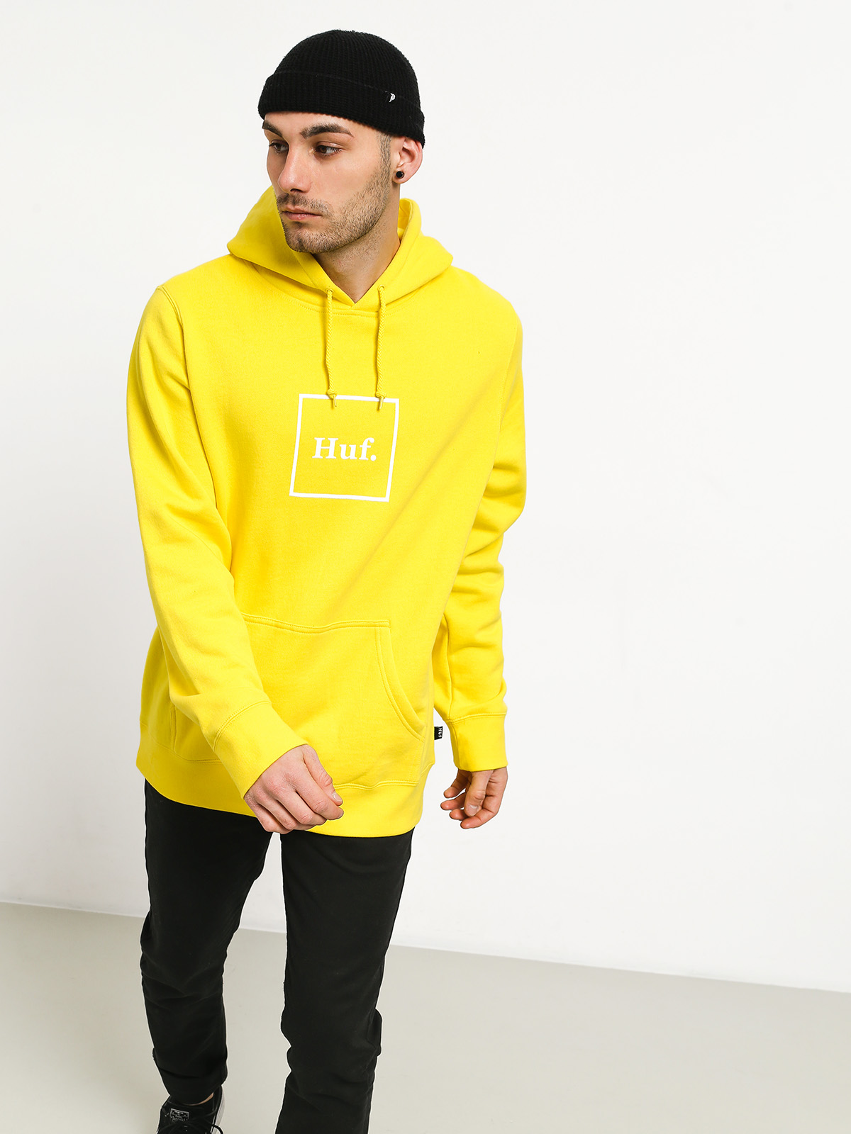 HUF Box Logo HD Hoodie (aurora yellow)