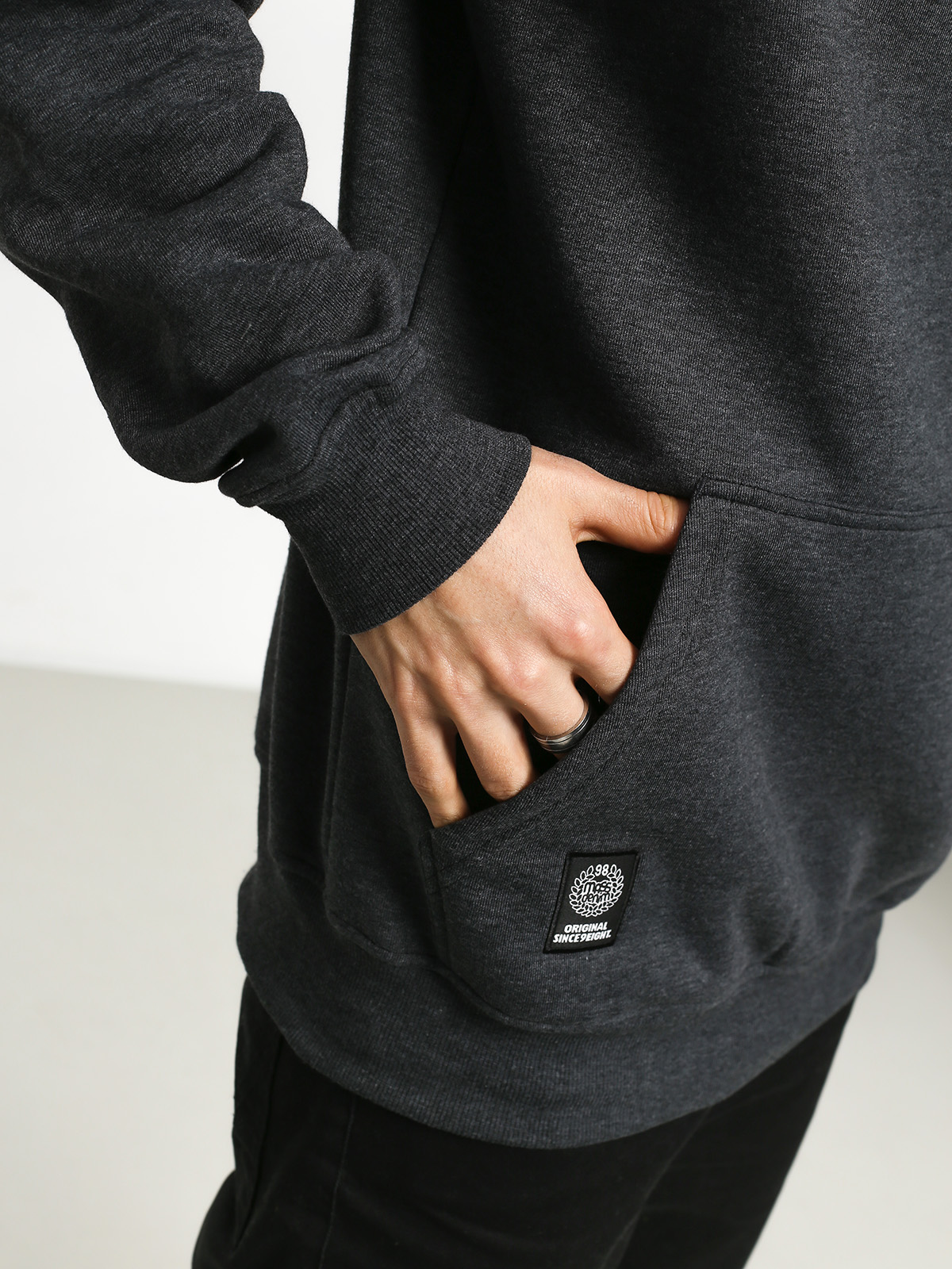 MassDnm Big Box HD Hoodie (dark heather grey)
