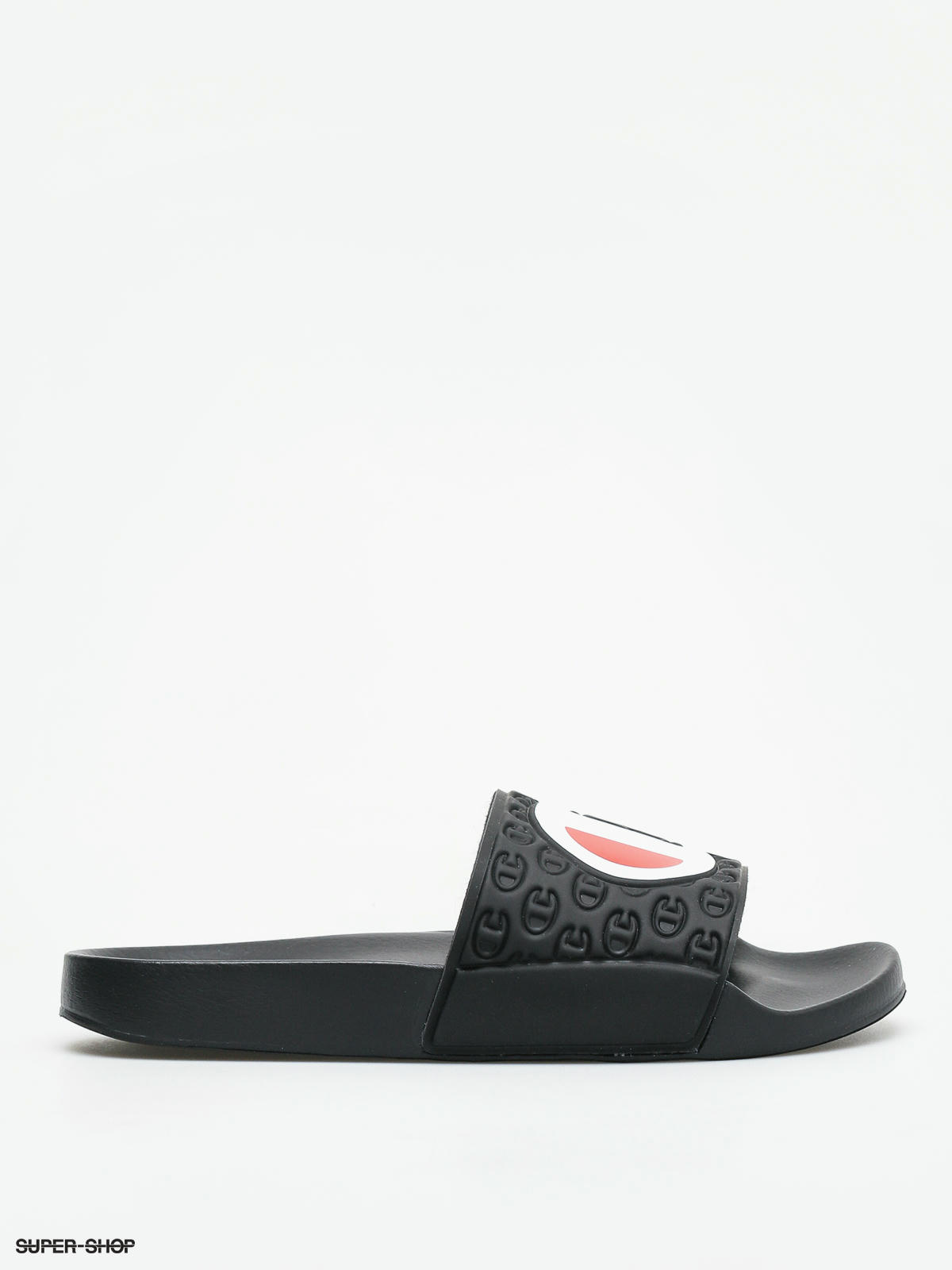 champion flip flops black