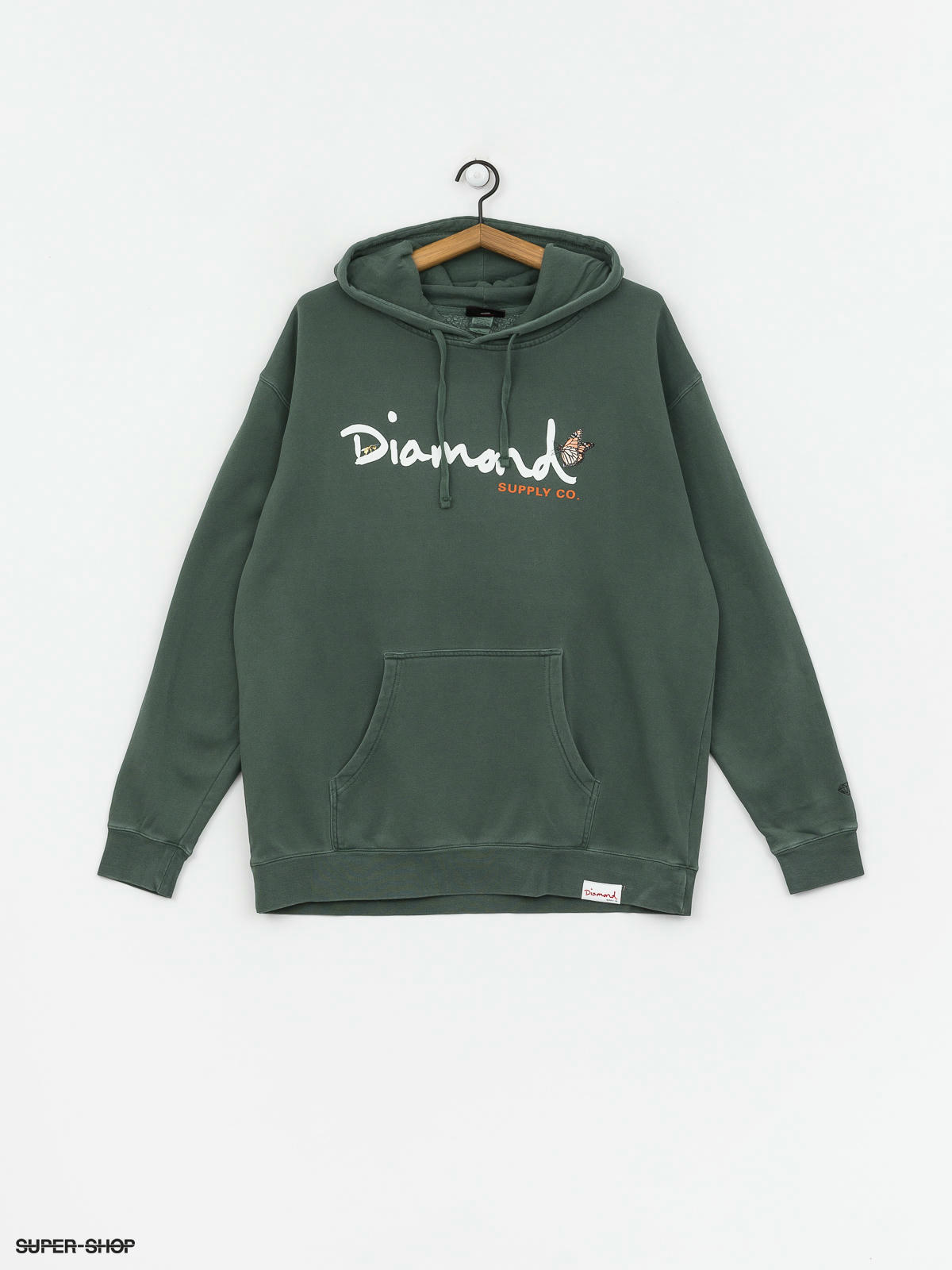 vans triangle alpine green hoodie