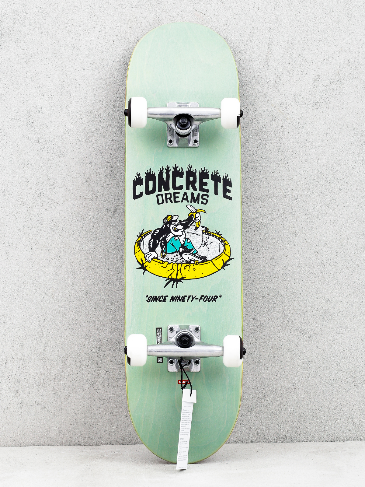 Globe Concrete Dreams Mid Skateboard (breeze green)