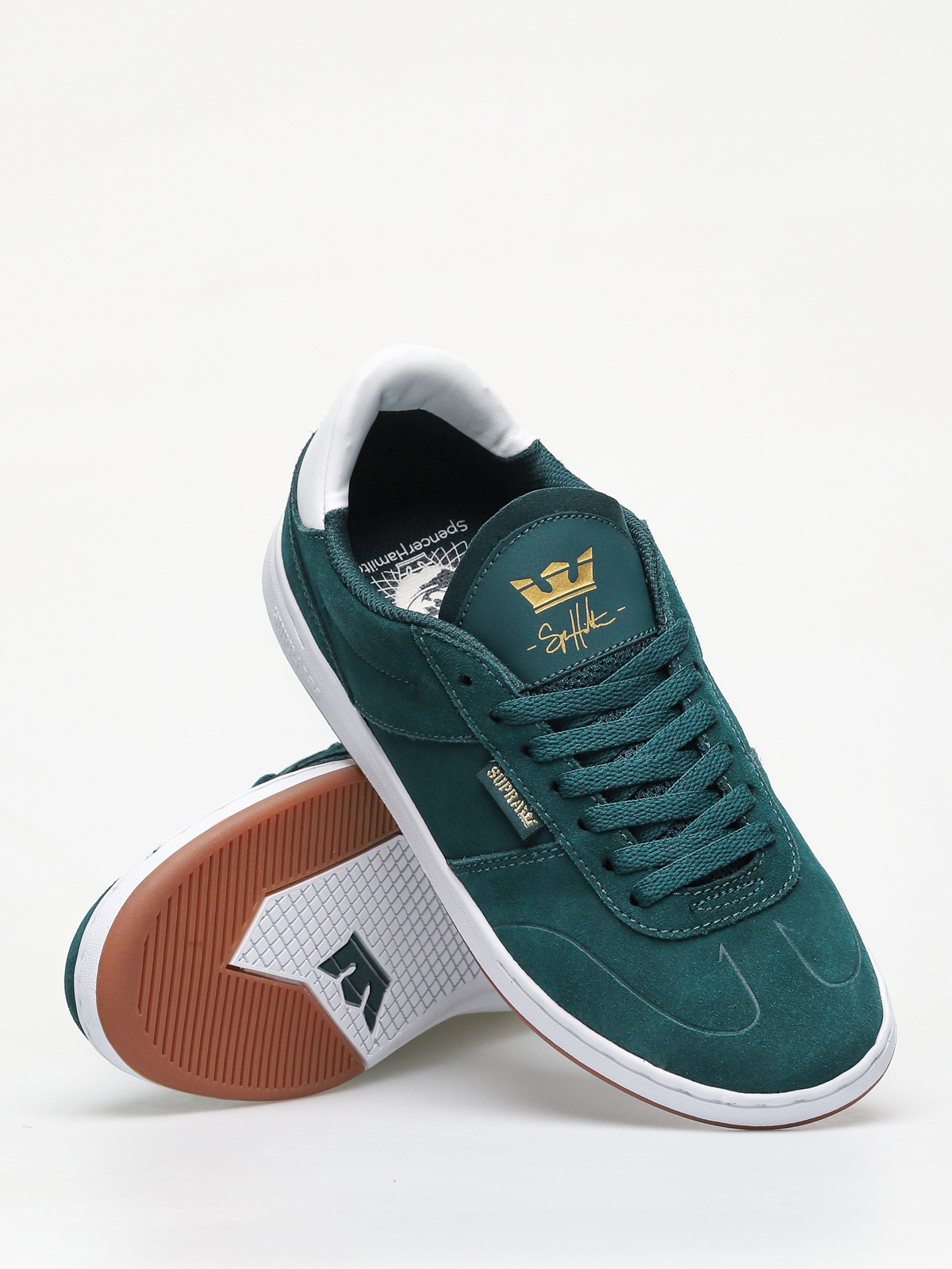 Supra Elevate Shoes green (evergreen white)