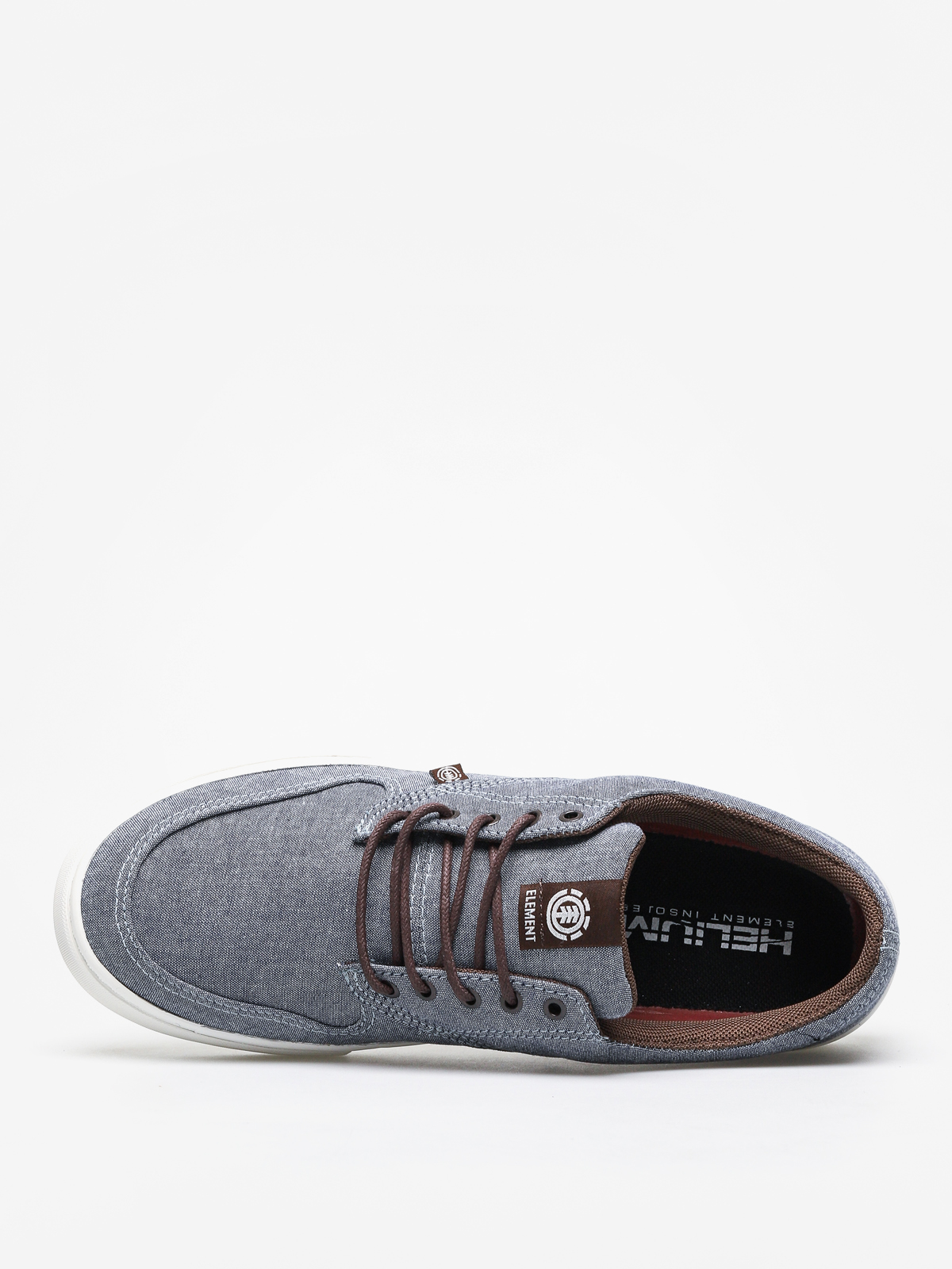 Element Topaz Mens Navy Chambray Textile Skate Trainers