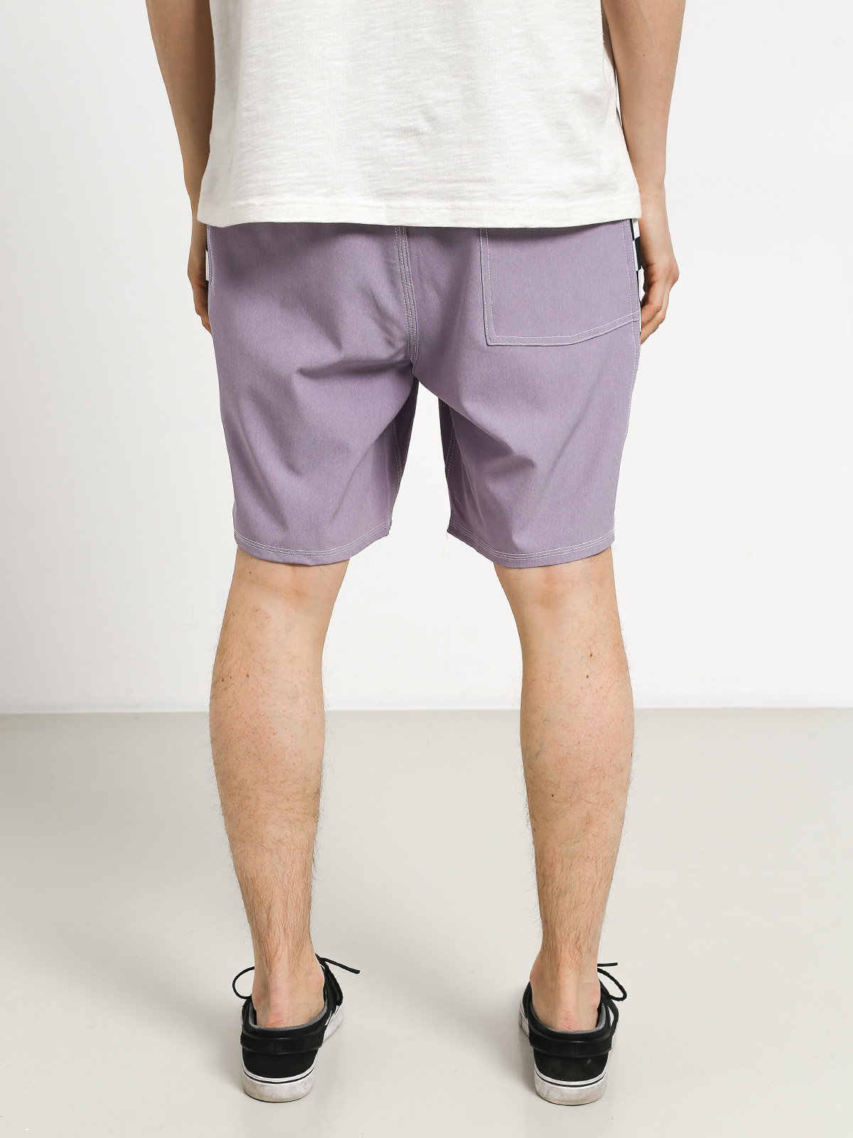 Quiksilver Highline Checker Arch 18 Boardshorts (purple ash)