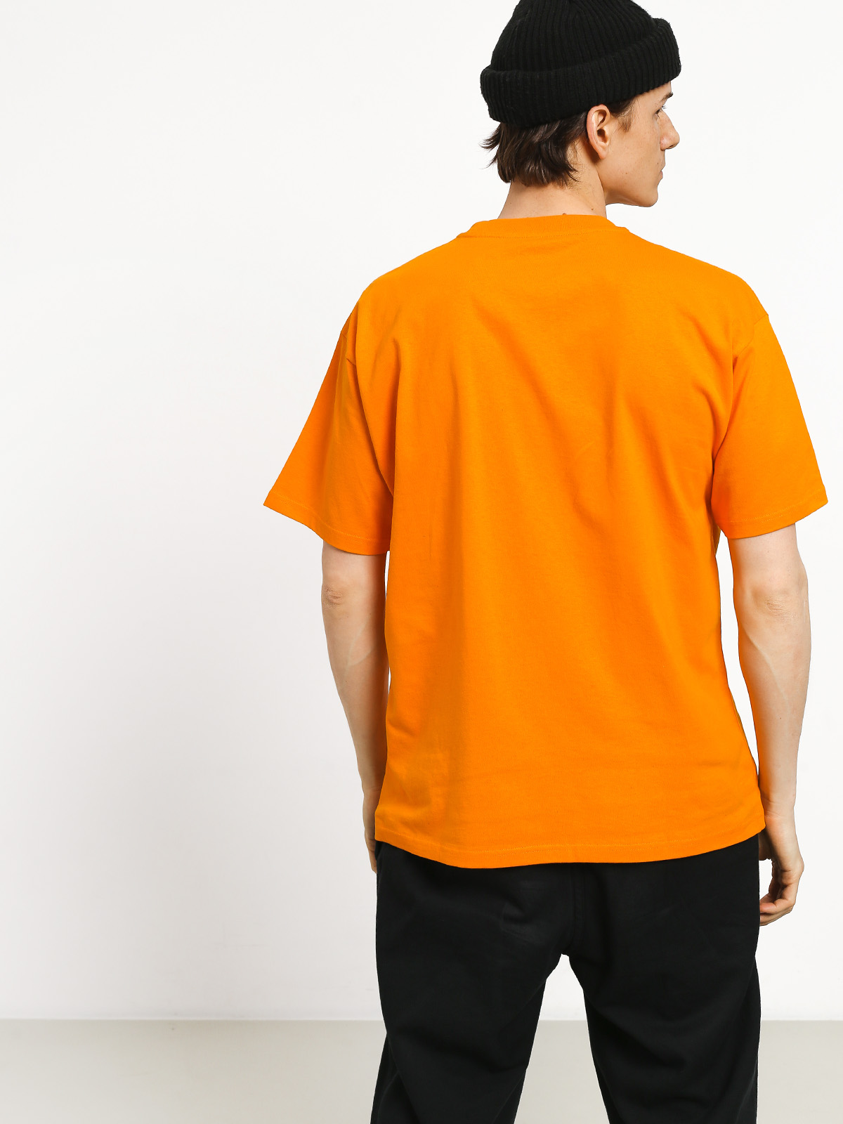 bright orange t shirt