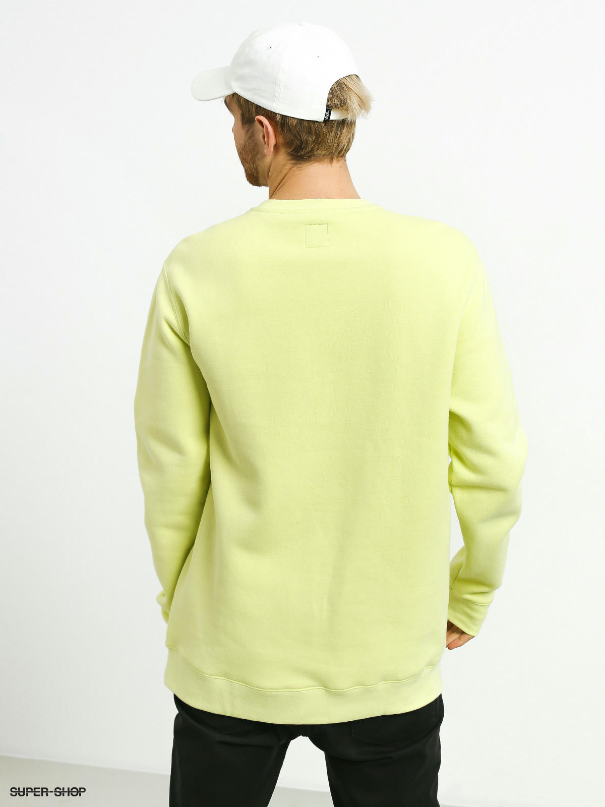 Vans Old Skool Text Sweatshirt sunny lime