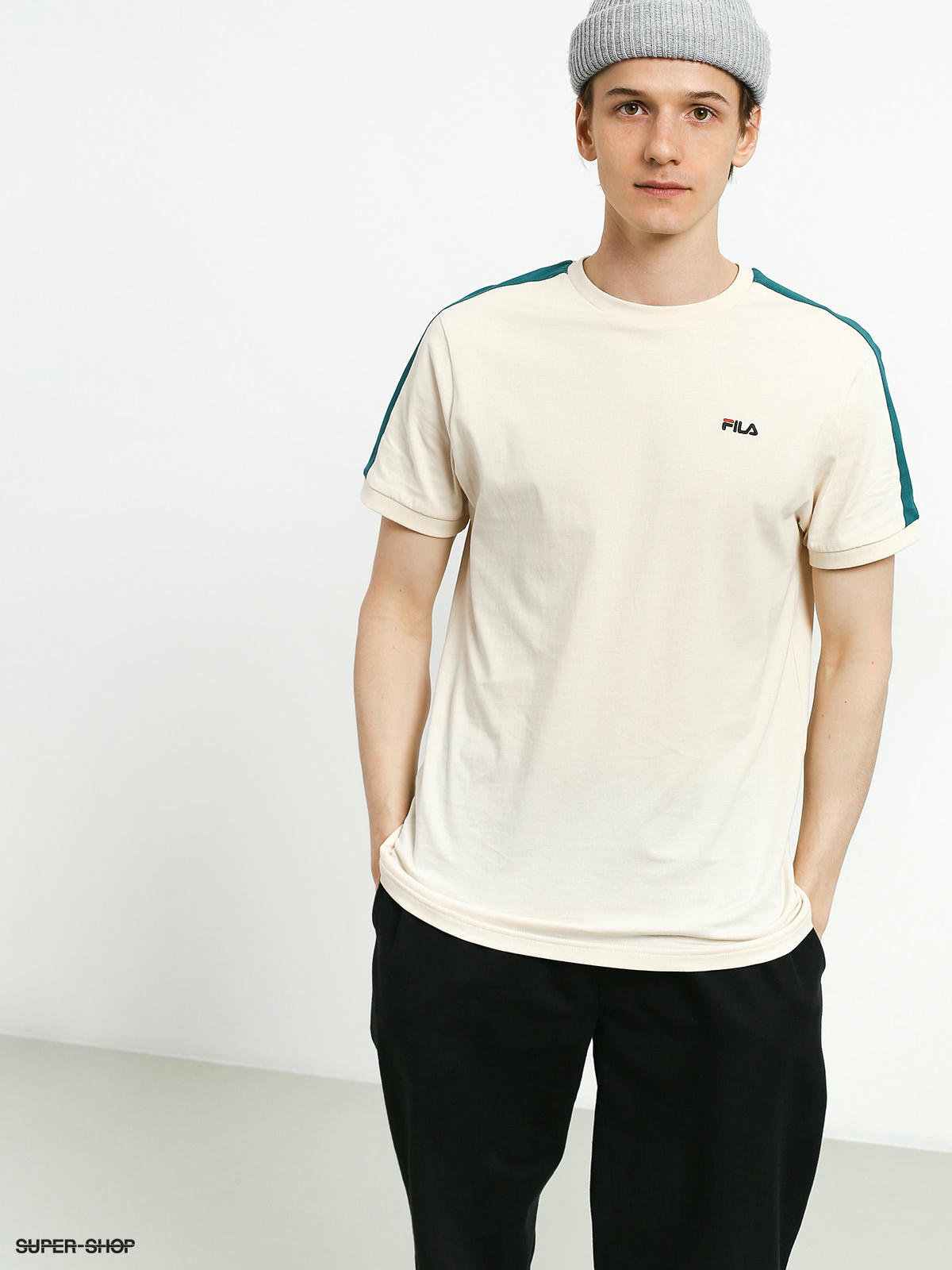 gray fila shirt