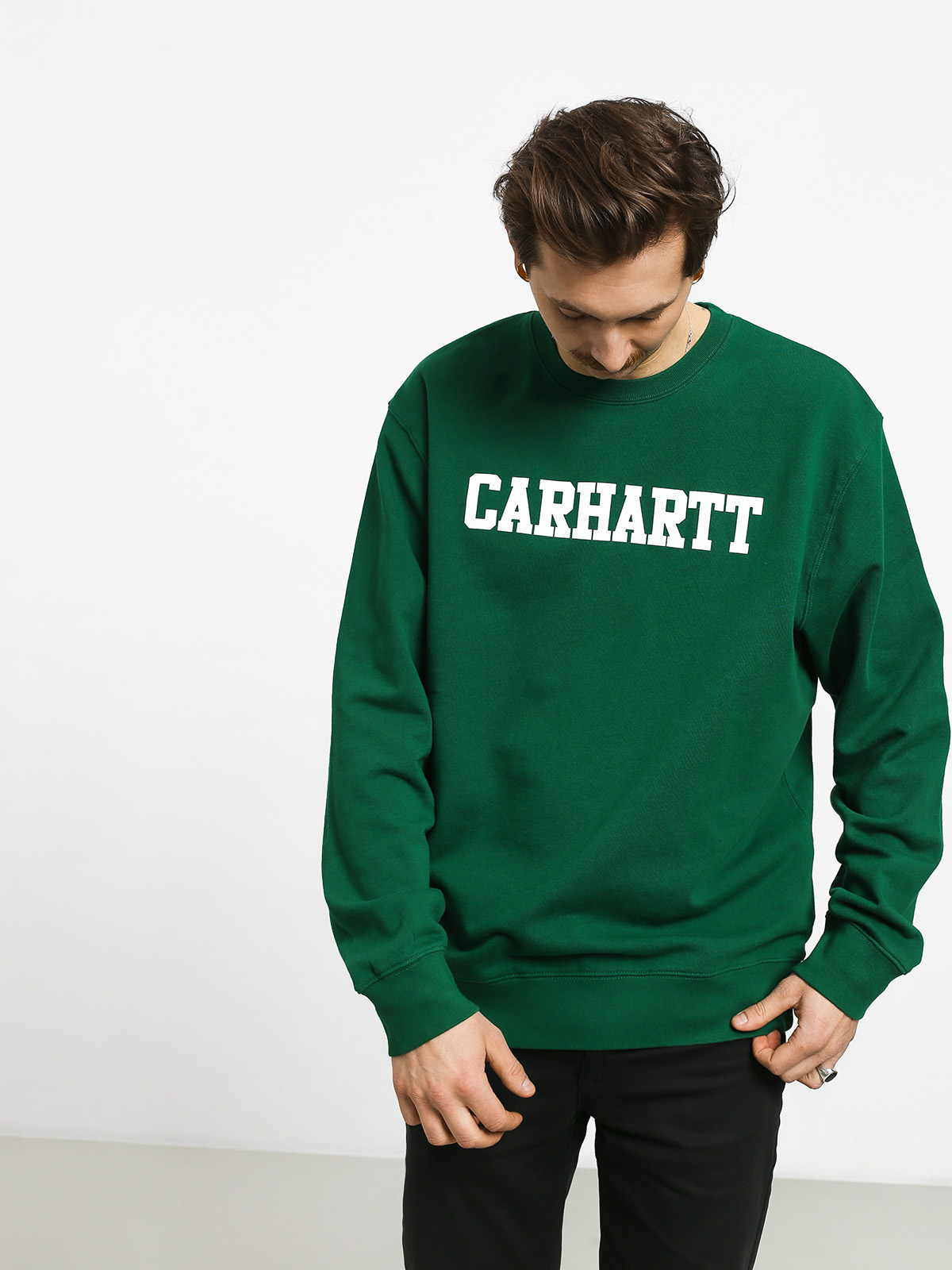 Carhartt WIP College Sweatshirt (dragon/white)