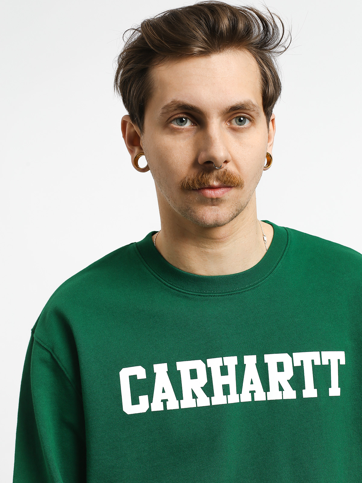 Carhartt WIP College Sweatshirt (dragon/white)