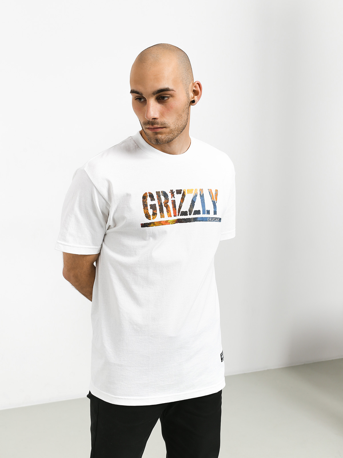 Grizzly Griptape Stamped Scenic T-shirt (white)