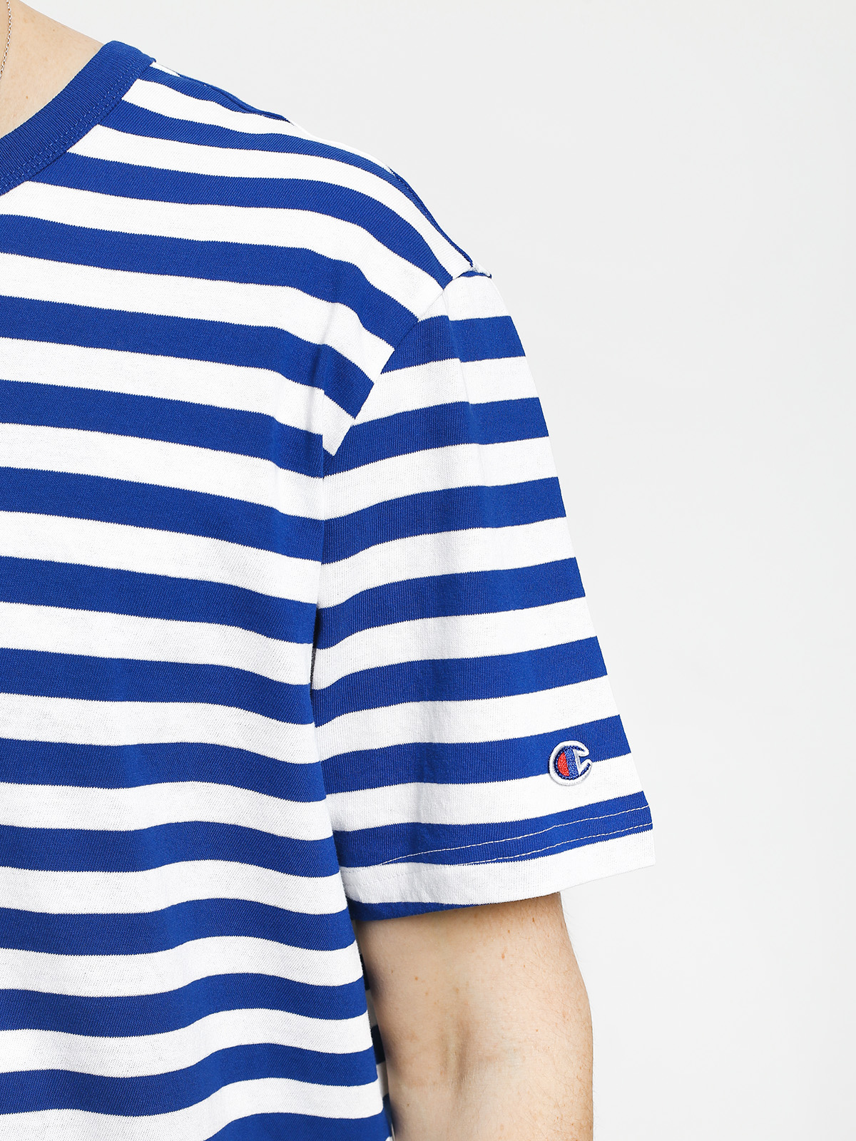 Champion Crewneck T-shirt (bai/wht)