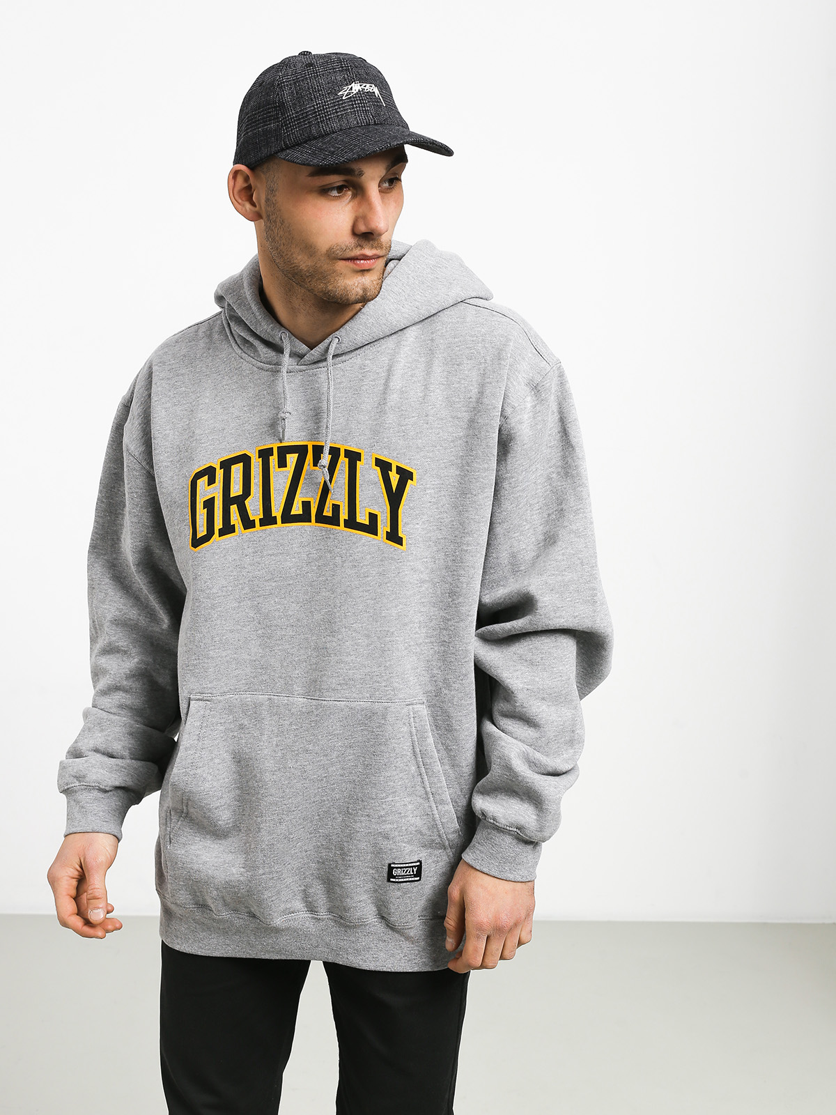 Grizzly Griptape University HD Hoodie (grey heather)