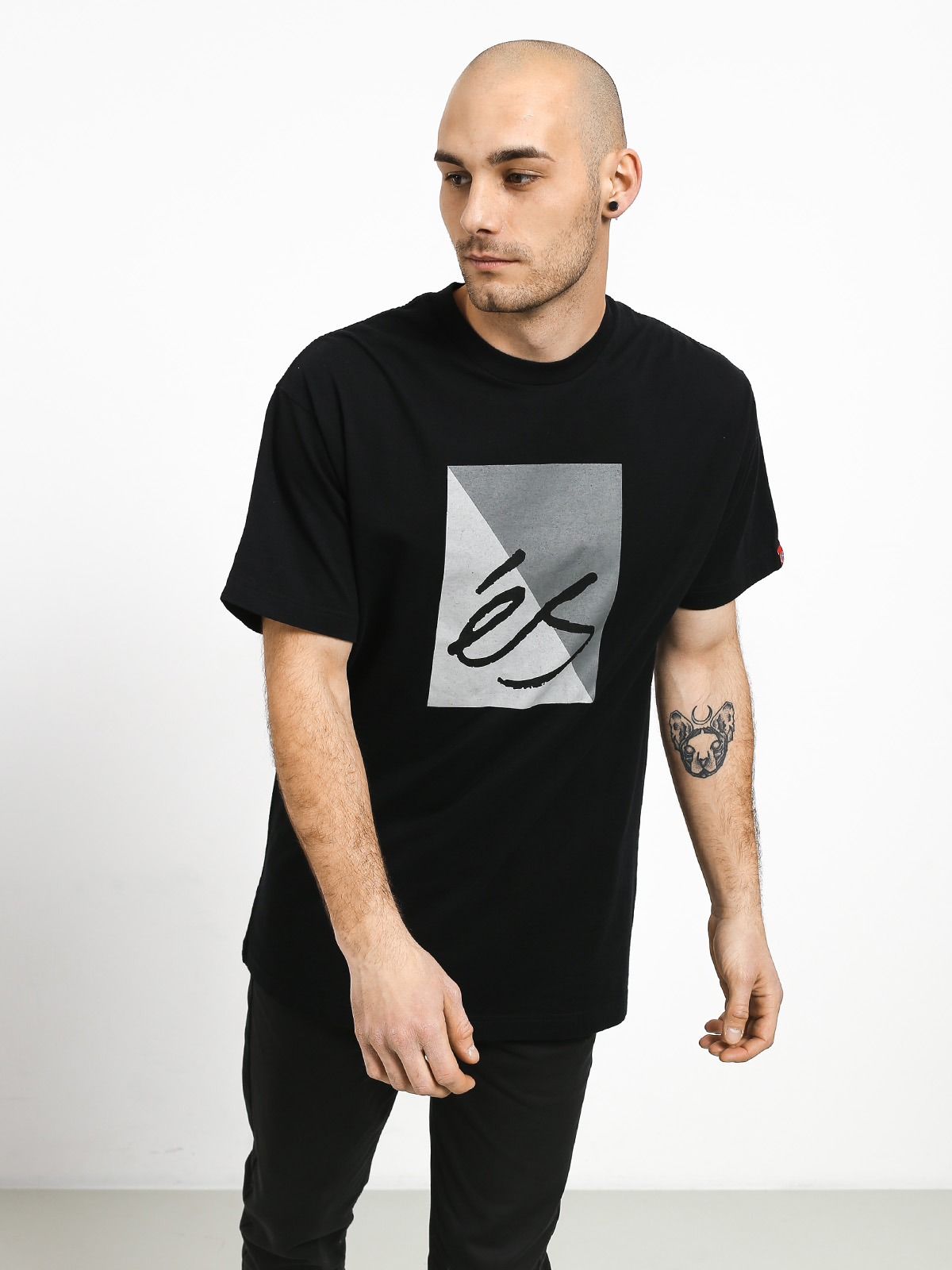 Es Split Block T-shirt (black)