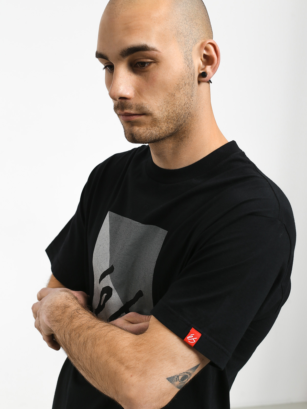 Es Split Block T-shirt (black)