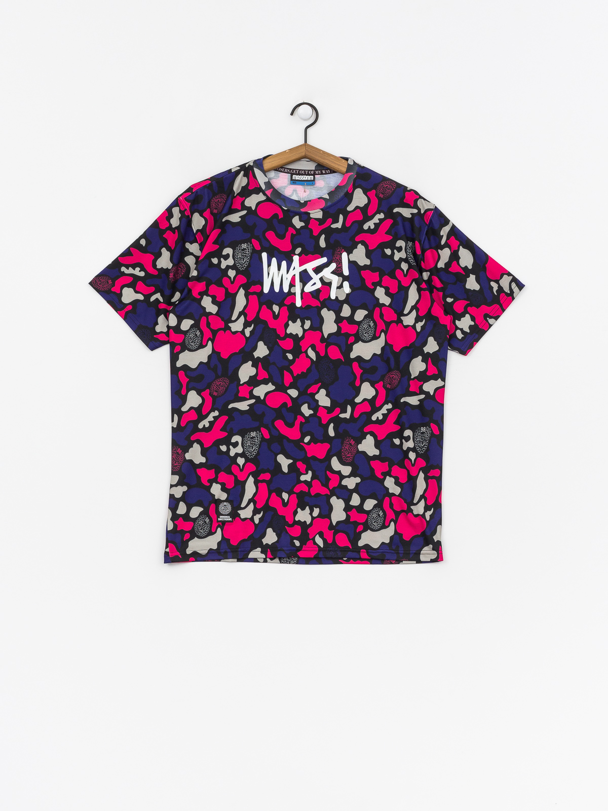 MassDnm Signature Medium Logo T-shirt (purple camo)