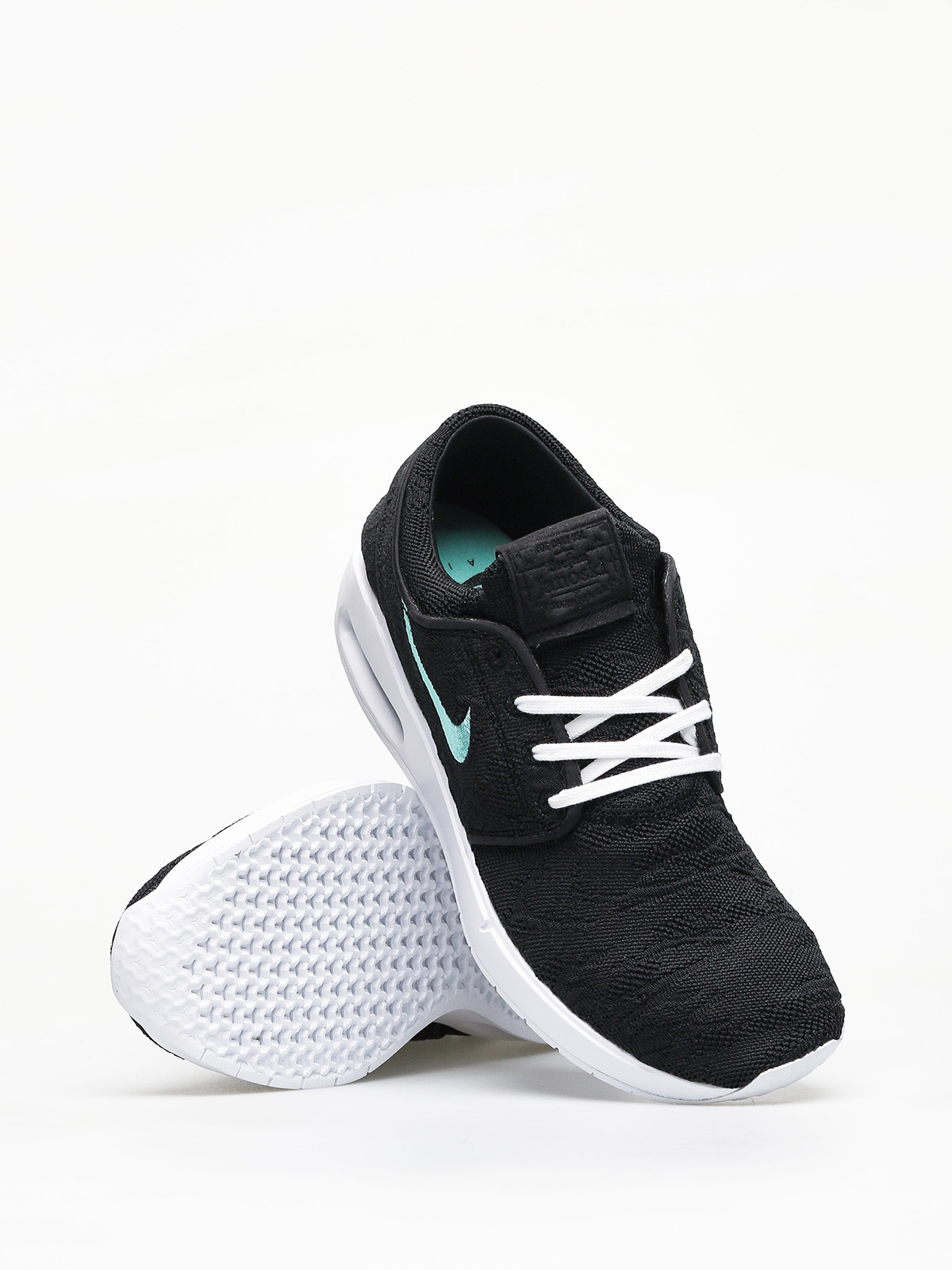 sb air max janoski 2 black  and  mint shoes