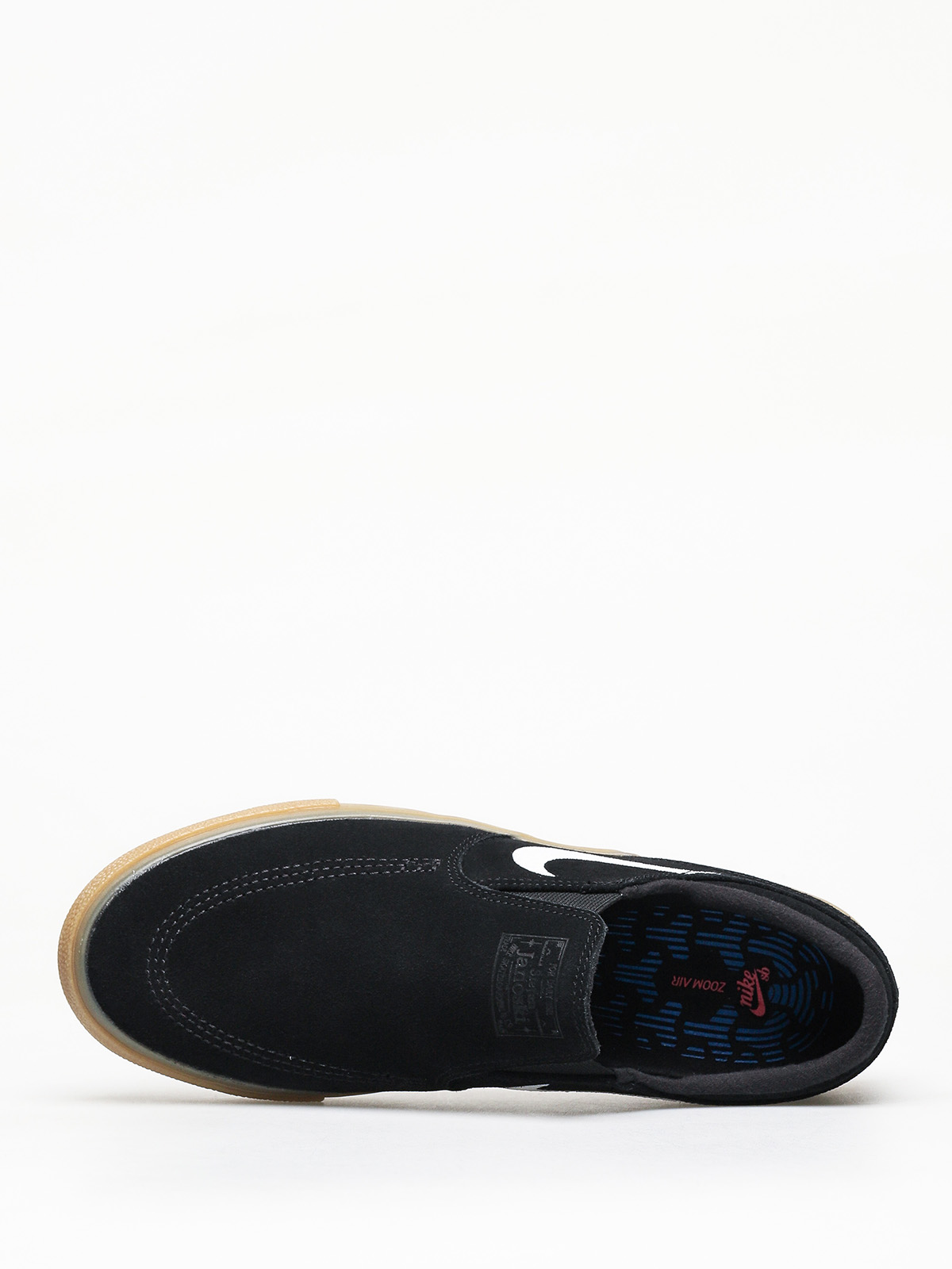 Nike SB Zoom Janoski Slip Rm Shoes (black/white black gum light brown)